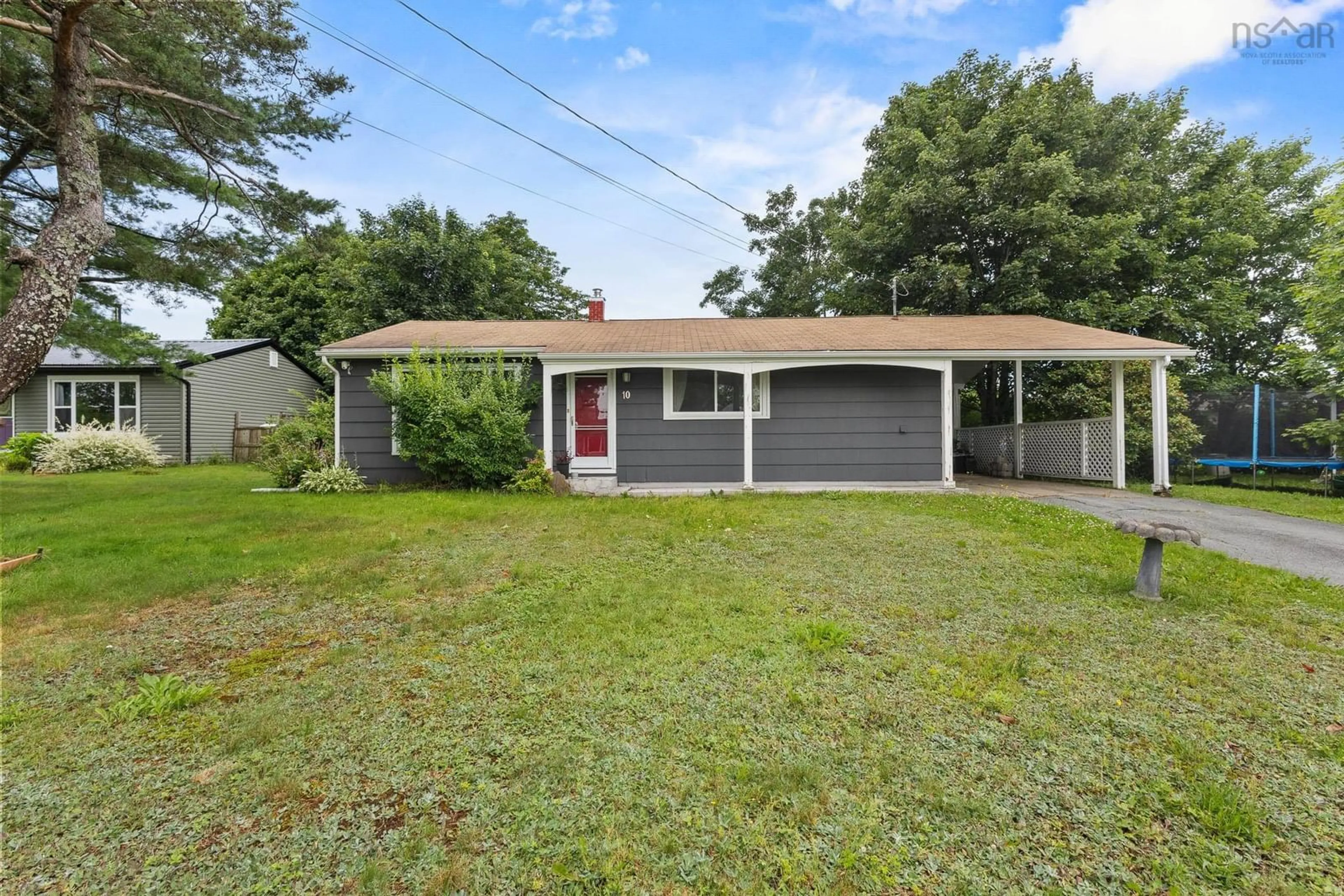 Home with vinyl exterior material, street for 10 Tobermory Rd, Dartmouth Nova Scotia B2X 1Z5