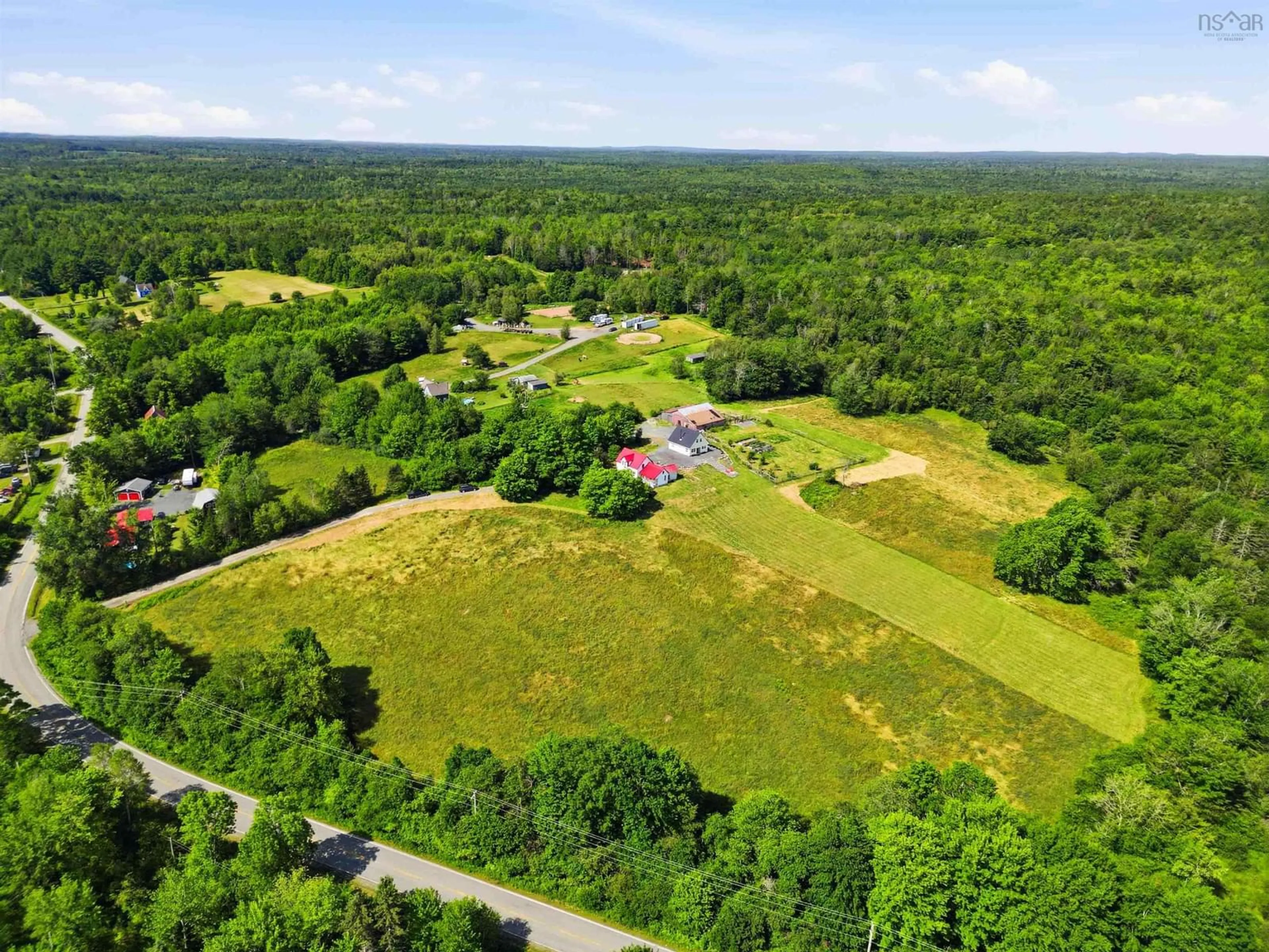 A pic from outside/outdoor area/front of a property/back of a property/a pic from drone, unknown for 1368 Highway 208, Simpsons Corner Nova Scotia B0R 1E0
