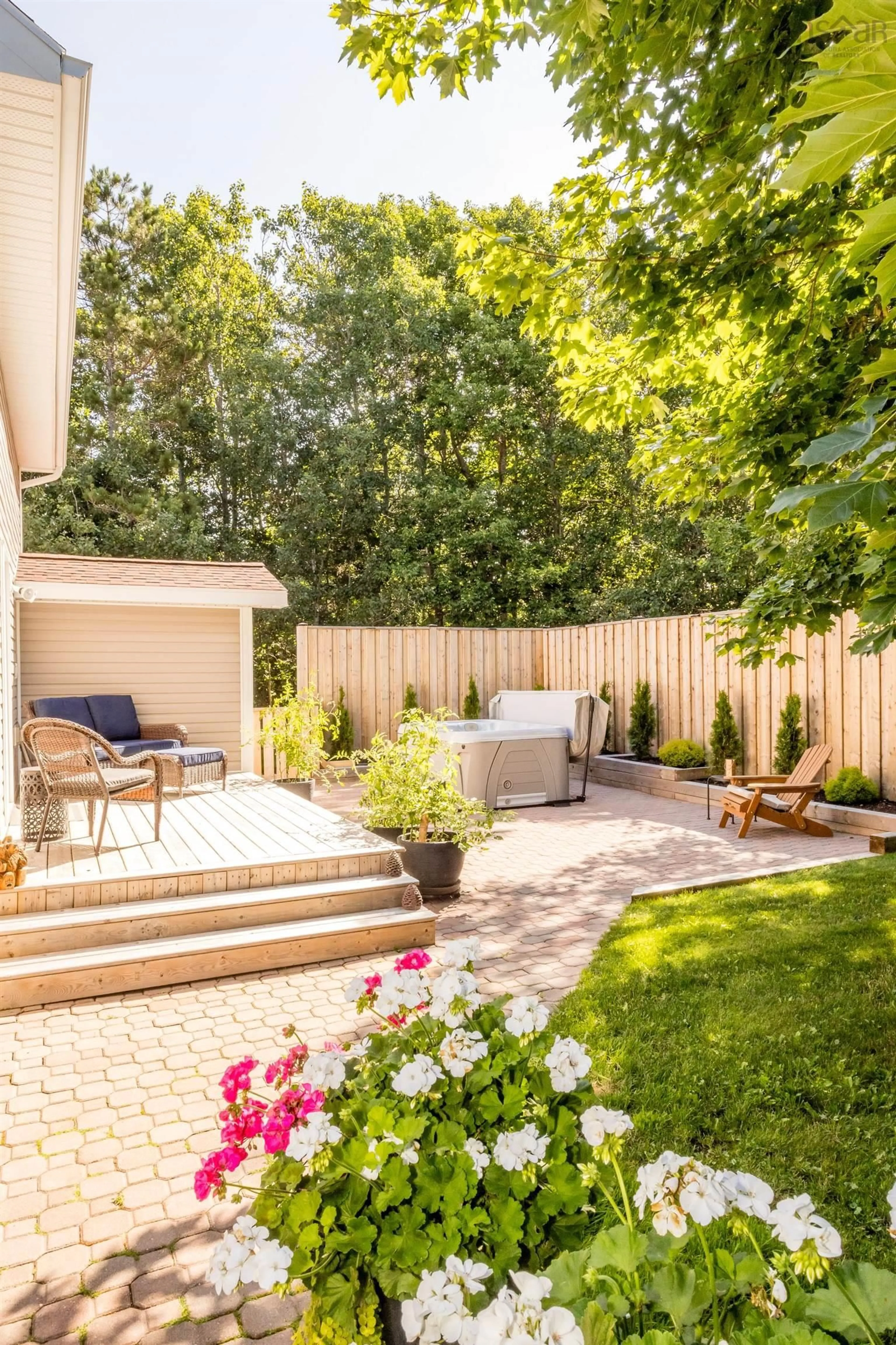 Patio, street for 219 West Old Post Rd, Smiths Cove Nova Scotia B0S 1S0