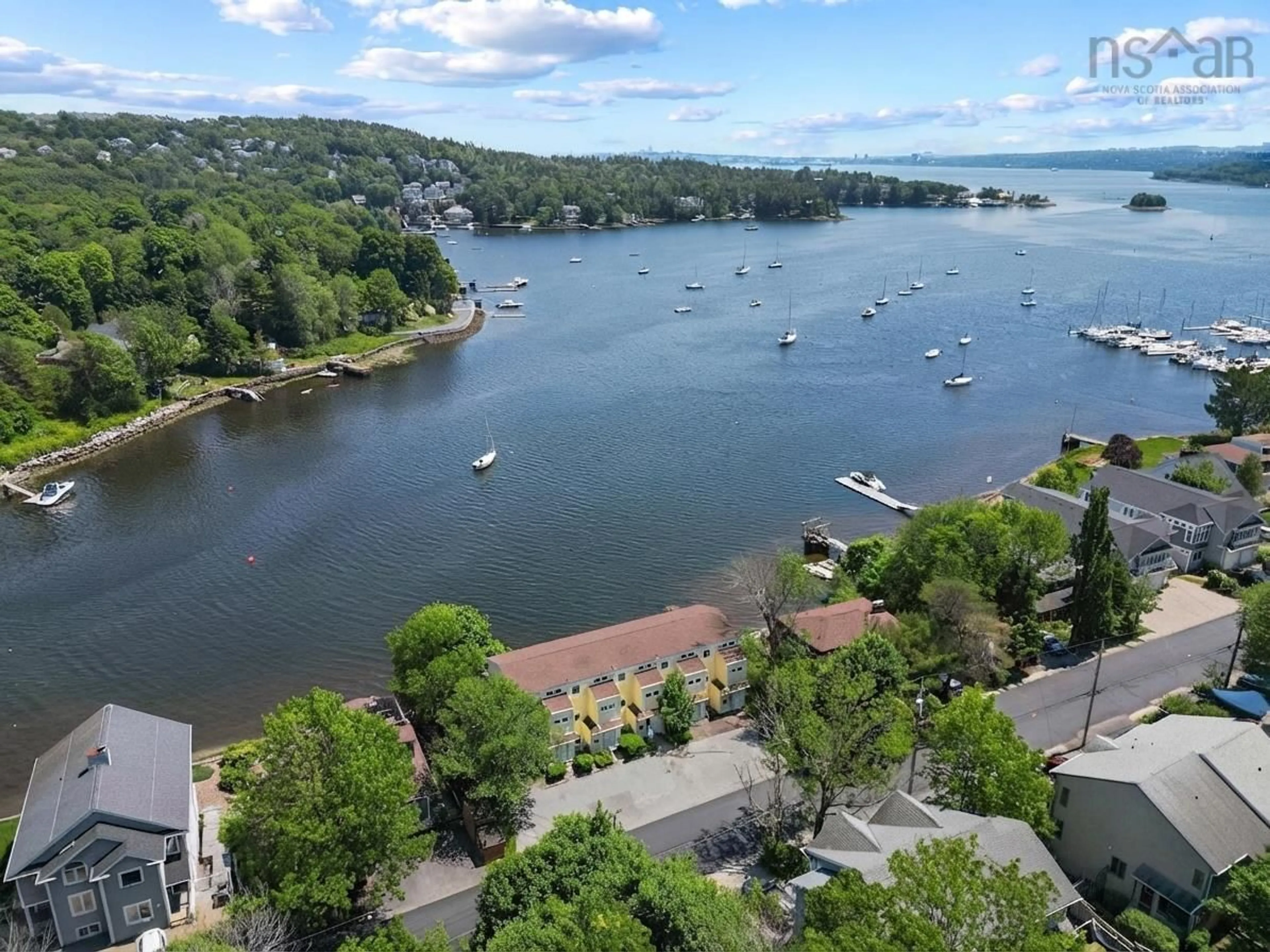 A pic from outside/outdoor area/front of a property/back of a property/a pic from drone, water/lake/river/ocean view for Shore Drive Dr #479, Bedford Nova Scotia B4A 2E9