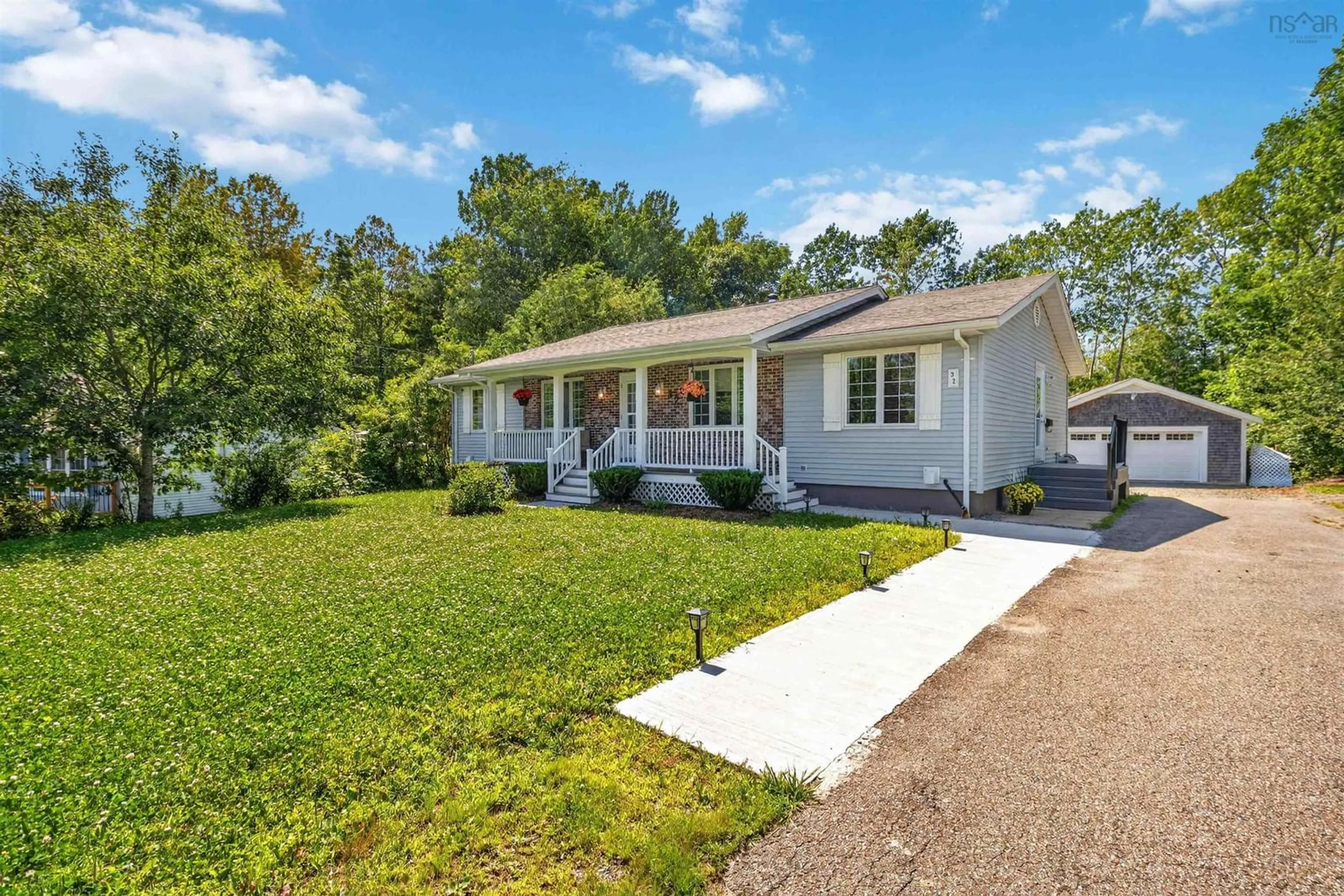 Home with vinyl exterior material, street for 32 Pinecrest Blvd, Bridgewater Nova Scotia B4V 3R4
