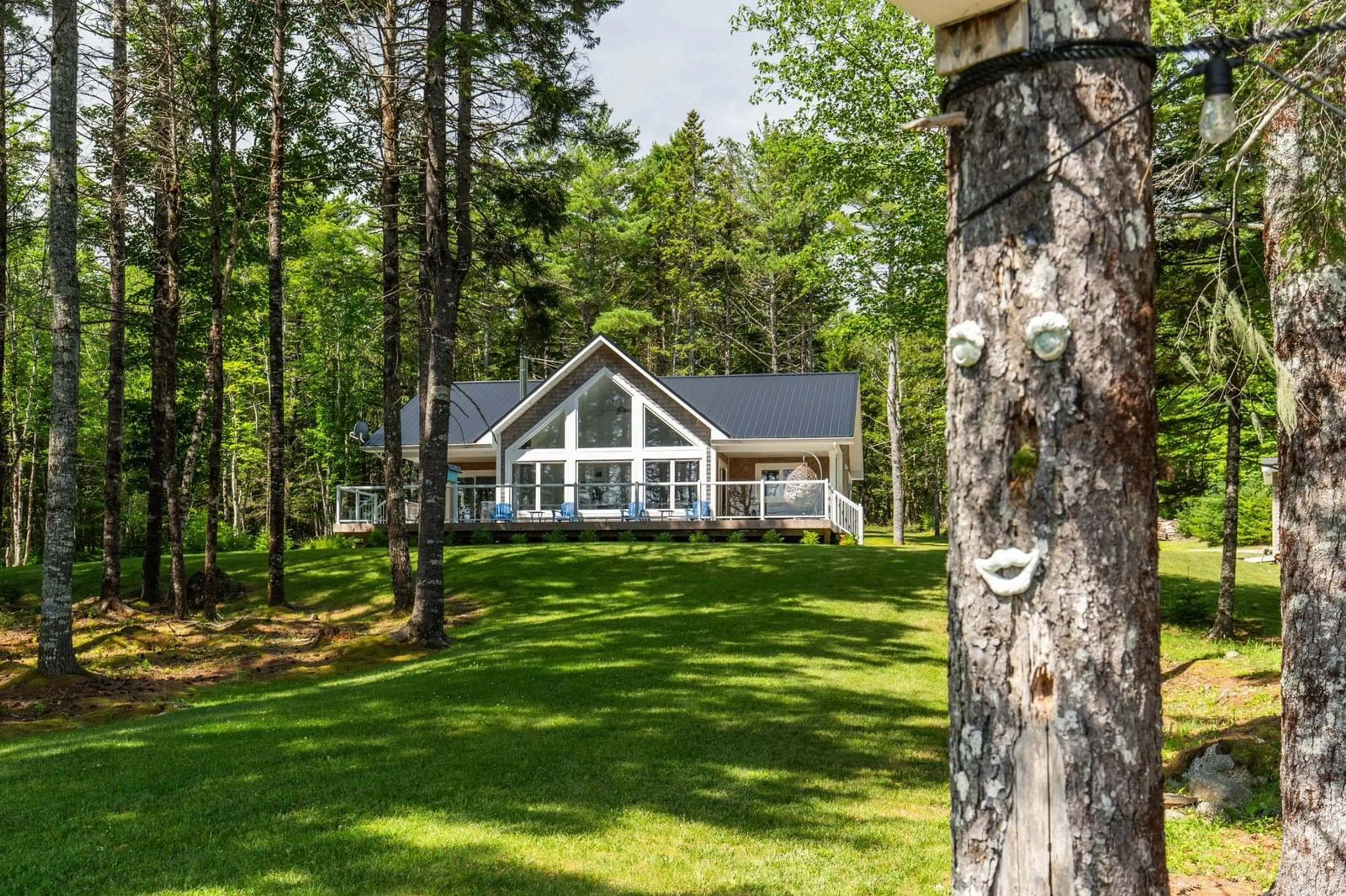 Home with vinyl exterior material, forest/trees view for 120 Kempt Back Lake Rd, Kemptville Nova Scotia B5A 5X9