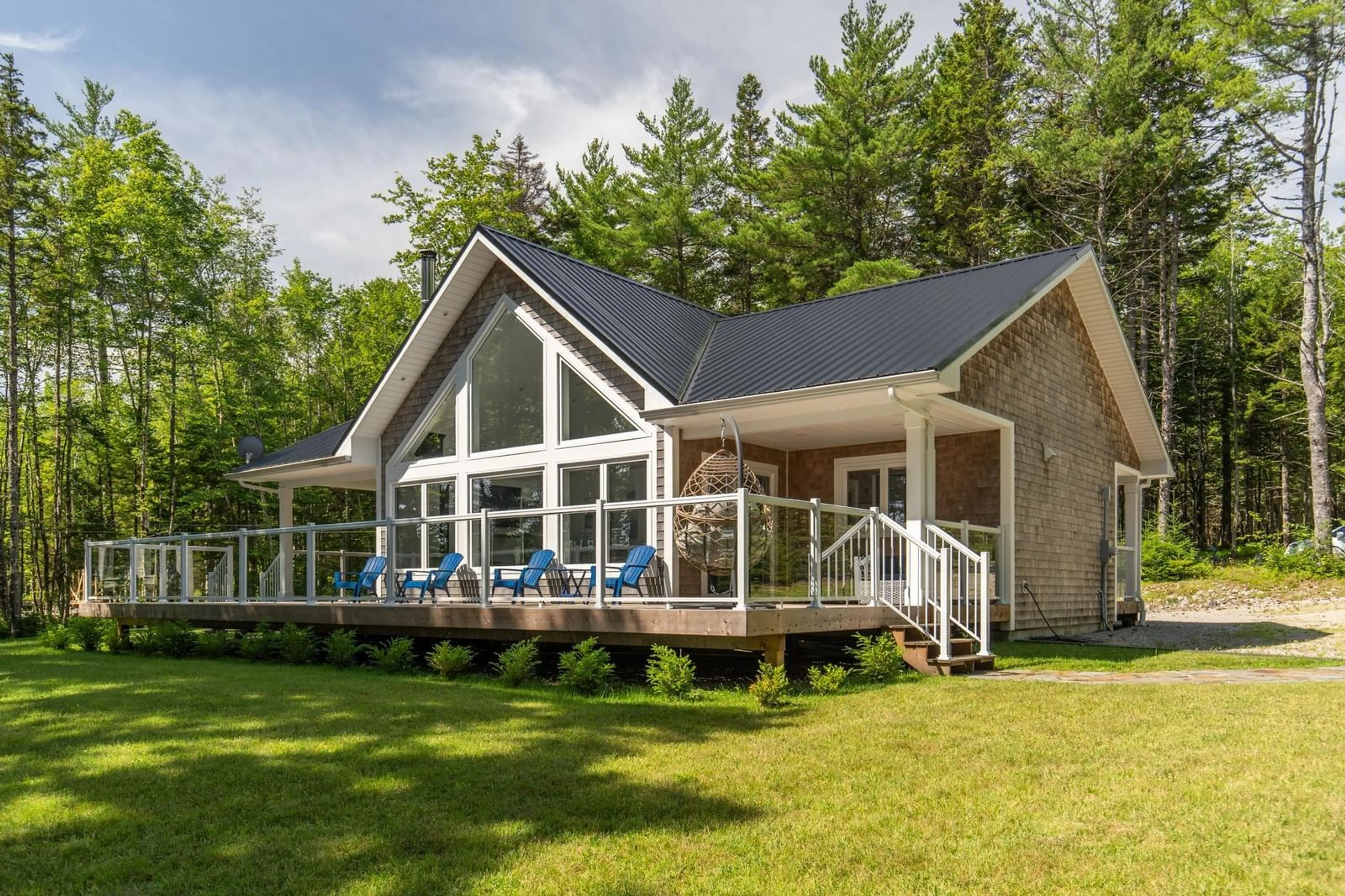 Home with vinyl exterior material, water/lake/river/ocean view for 120 Kempt Back Lake Rd, Kemptville Nova Scotia B5A 5X9