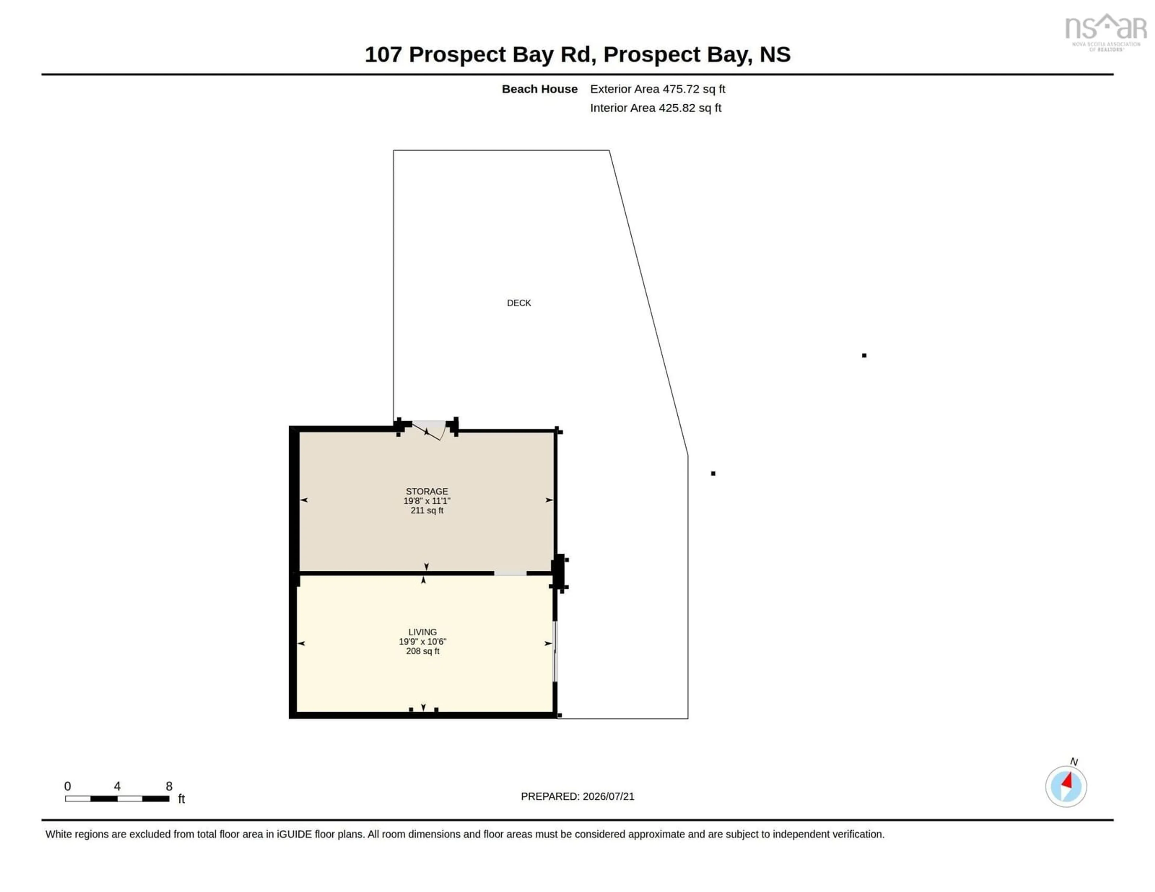 Floor plan for 107 Prospect Bay Rd, Prospect Bay Nova Scotia B3T 1Z4