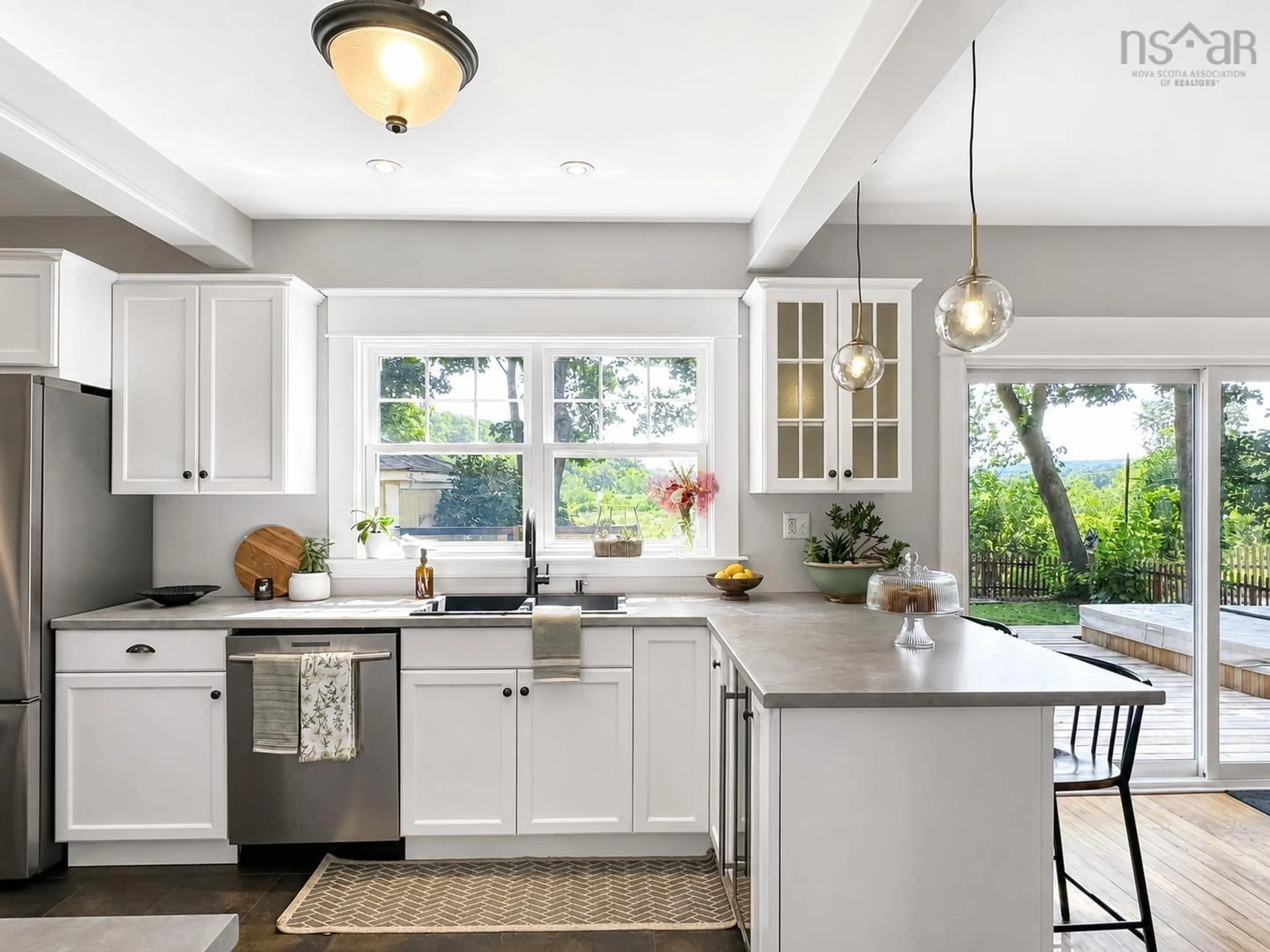 Open concept kitchen, ceramic/tile floor for 17 Chestnut Pl, Kentville Nova Scotia B4N 2K1