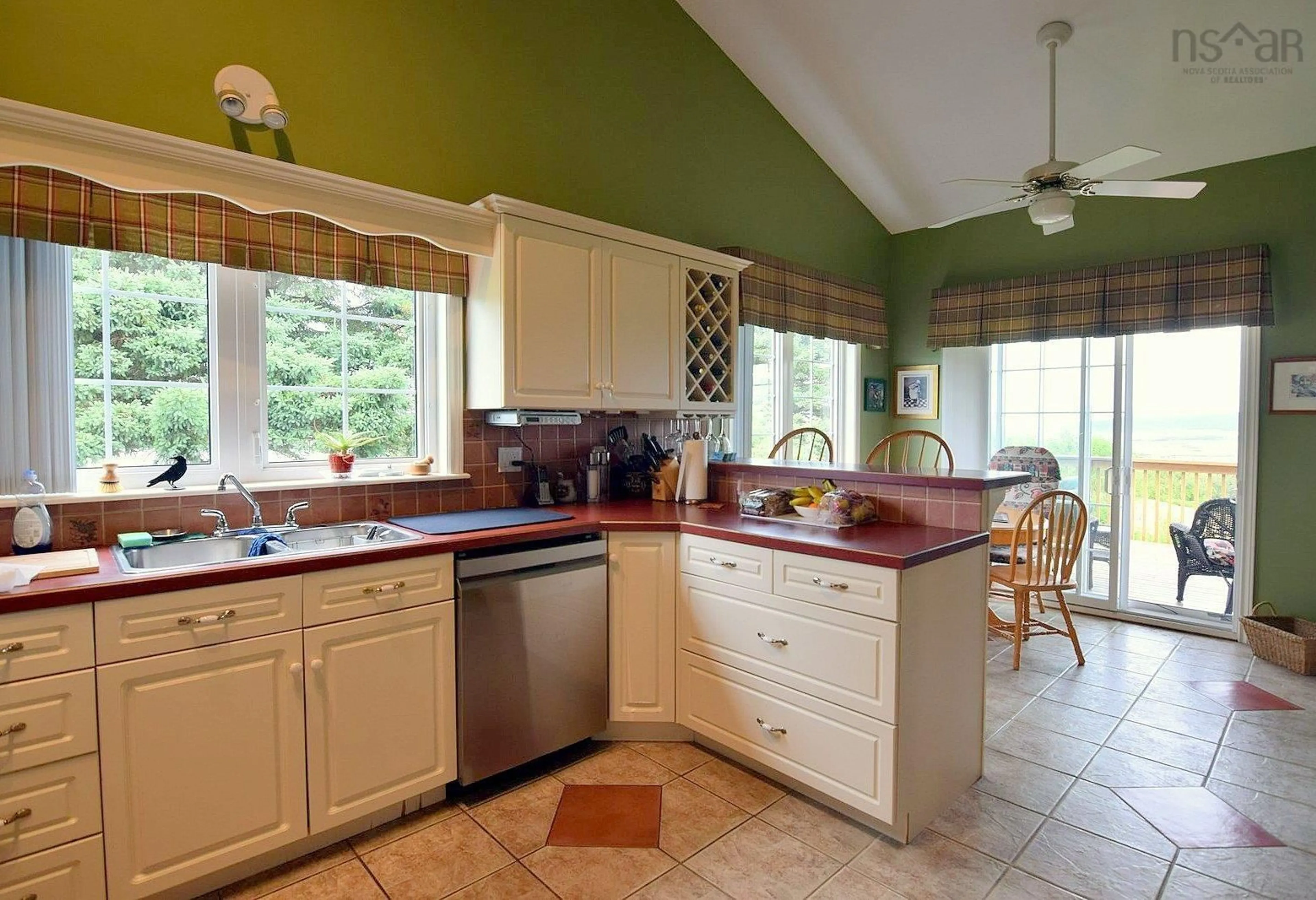 Open concept kitchen, ceramic/tile floor for 24 Cameron Dr, Inverness Nova Scotia B0E 1N0