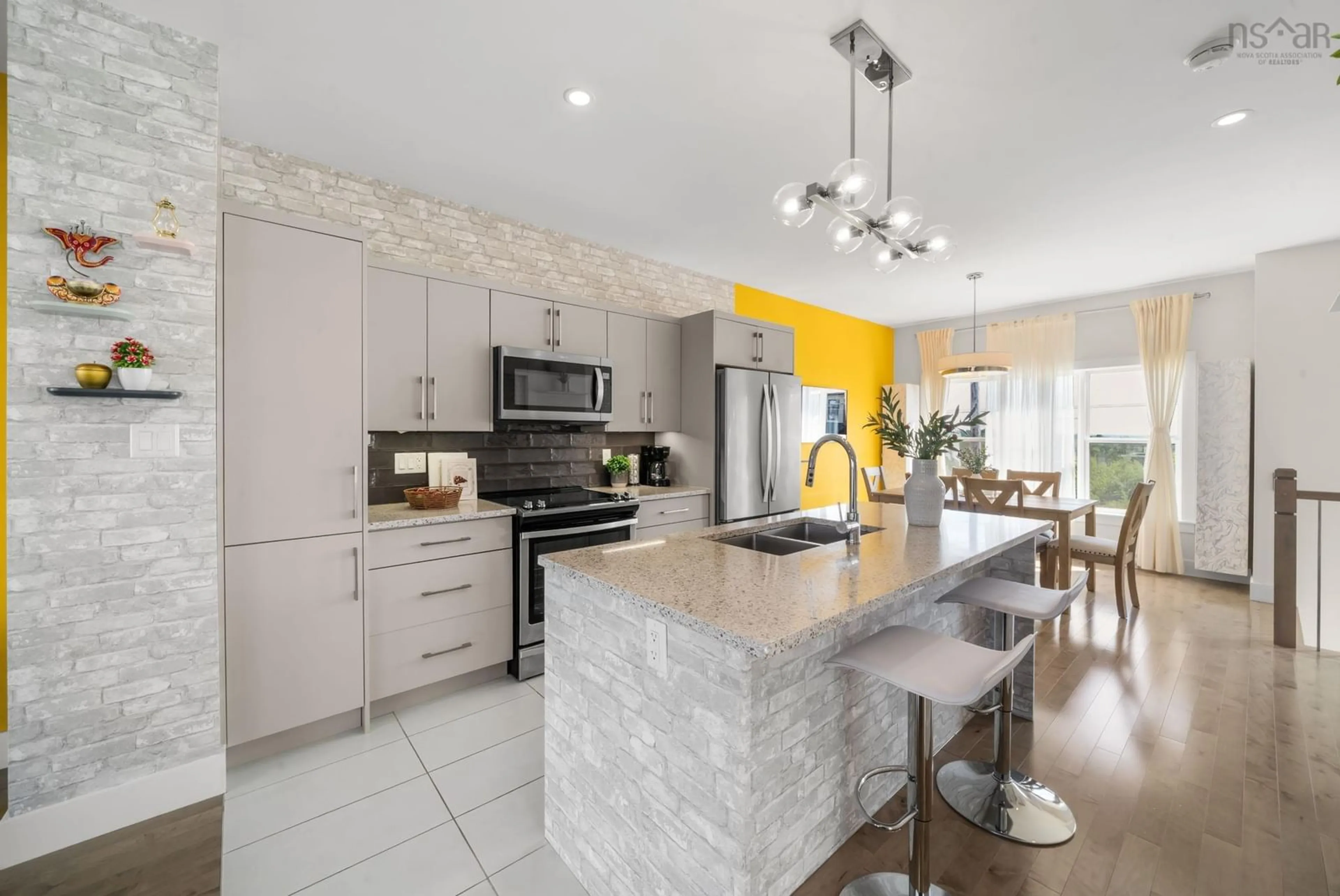 Open concept kitchen, ceramic/tile floor for 81 Mica Cres, Halifax Nova Scotia B3P 0H7