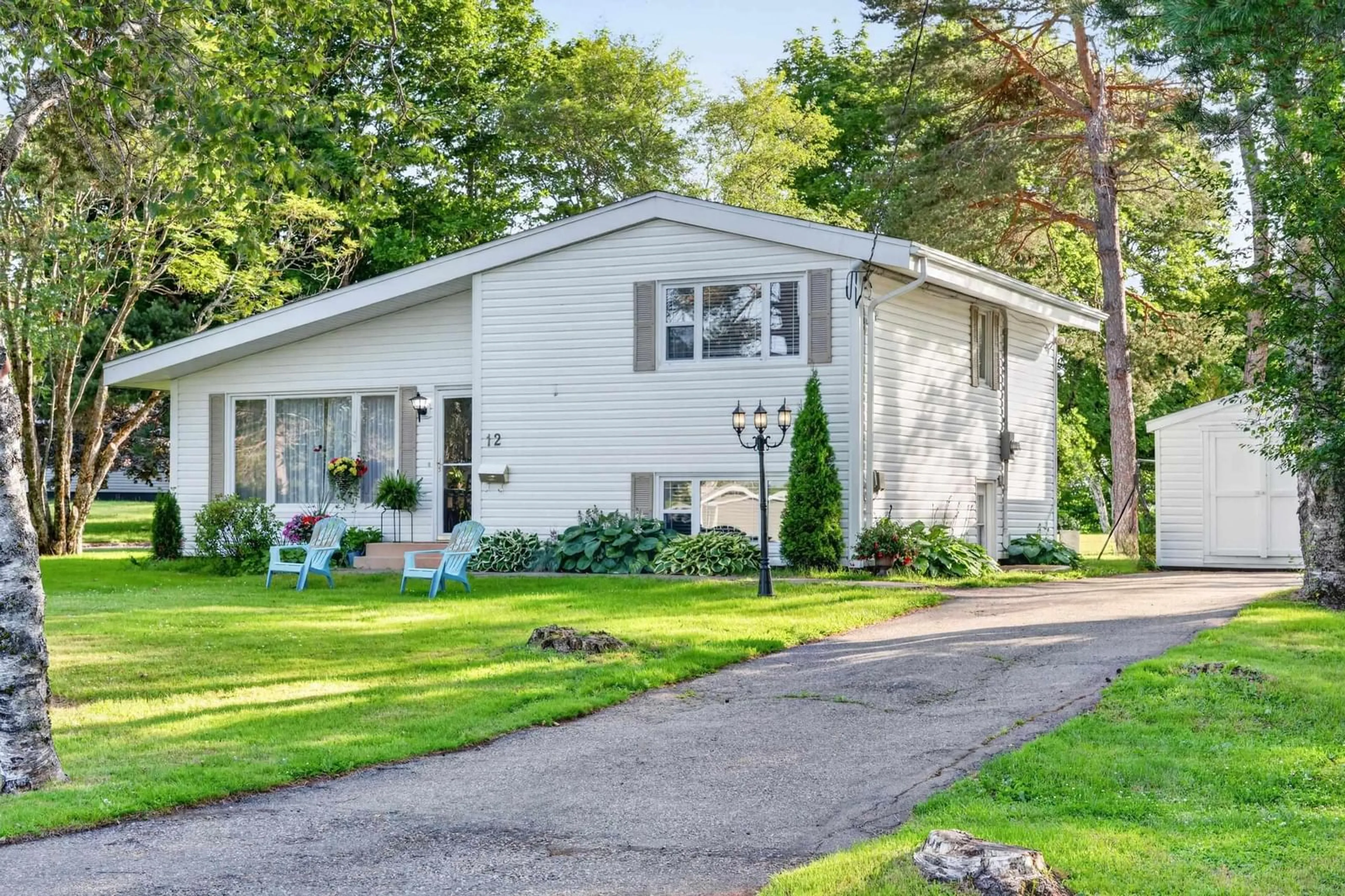 Home with vinyl exterior material, street for 12 Roselle Street, Sydney River Nova Scotia B1S 1G9