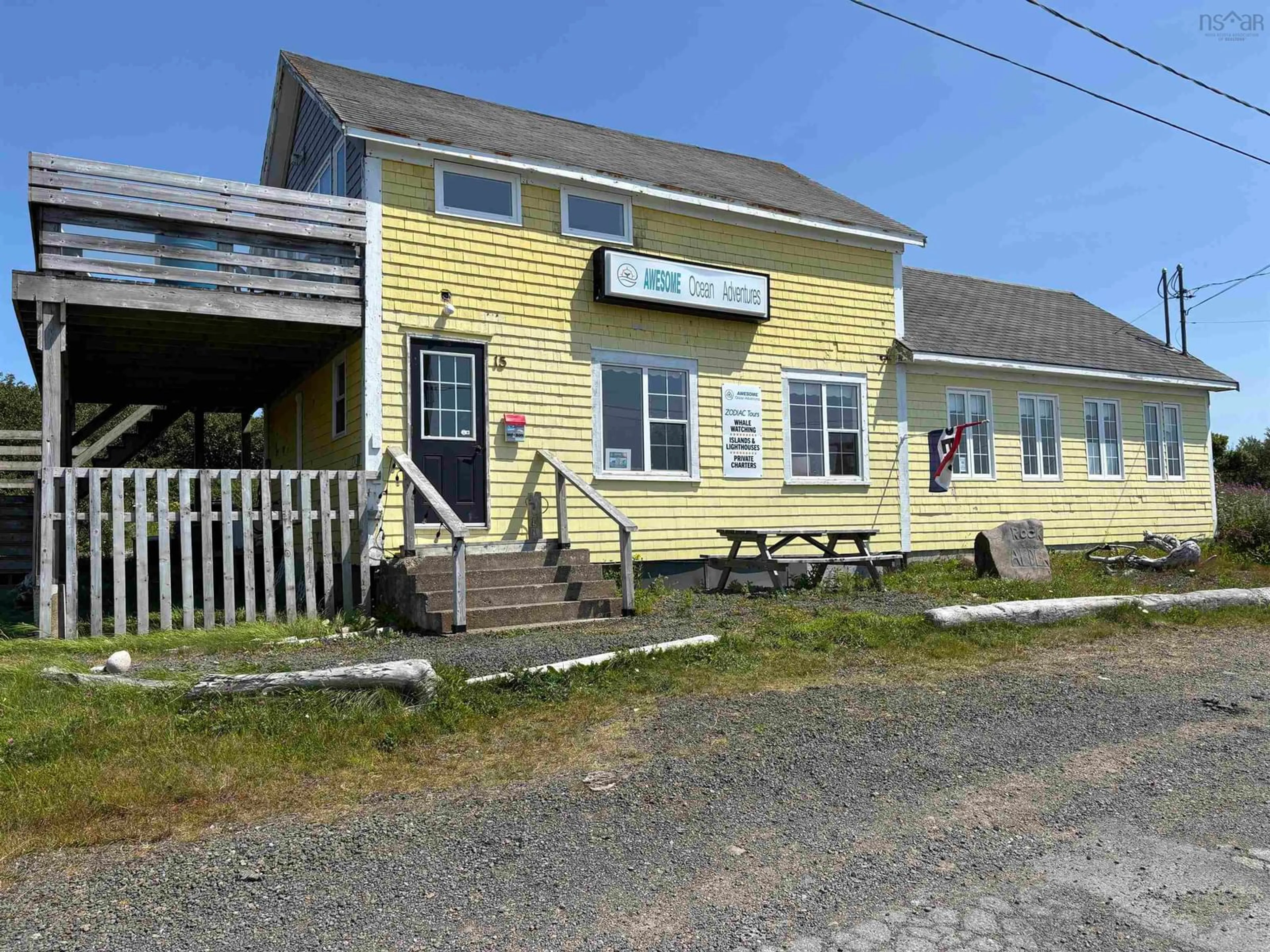 A pic from outside/outdoor area/front of a property/back of a property/a pic from drone, building for 15 Highway 217, Freeport Nova Scotia B0V 1B0
