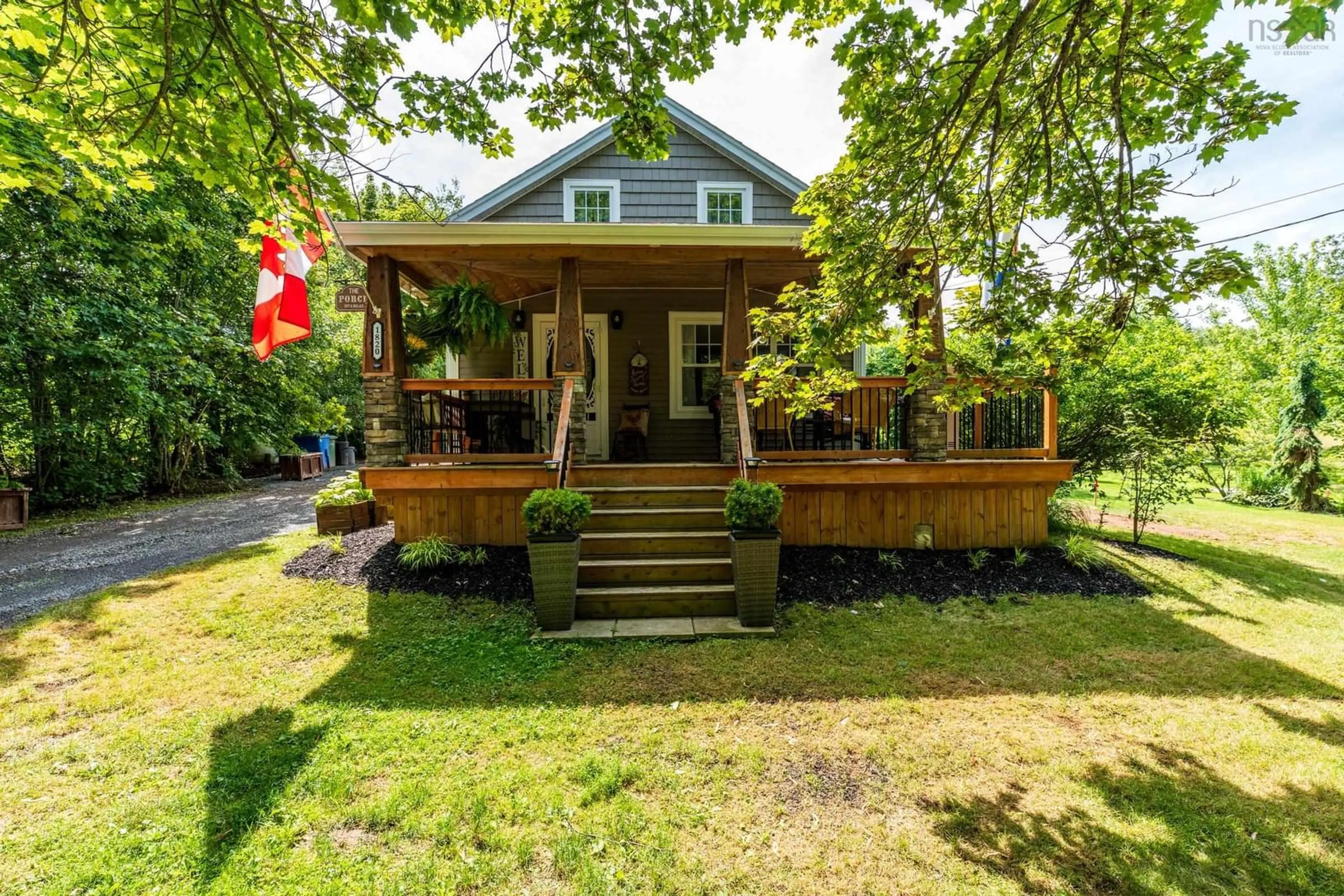 Patio, street for 1820 Gaspereau River Rd, Wallbrook Nova Scotia B4P 2R3