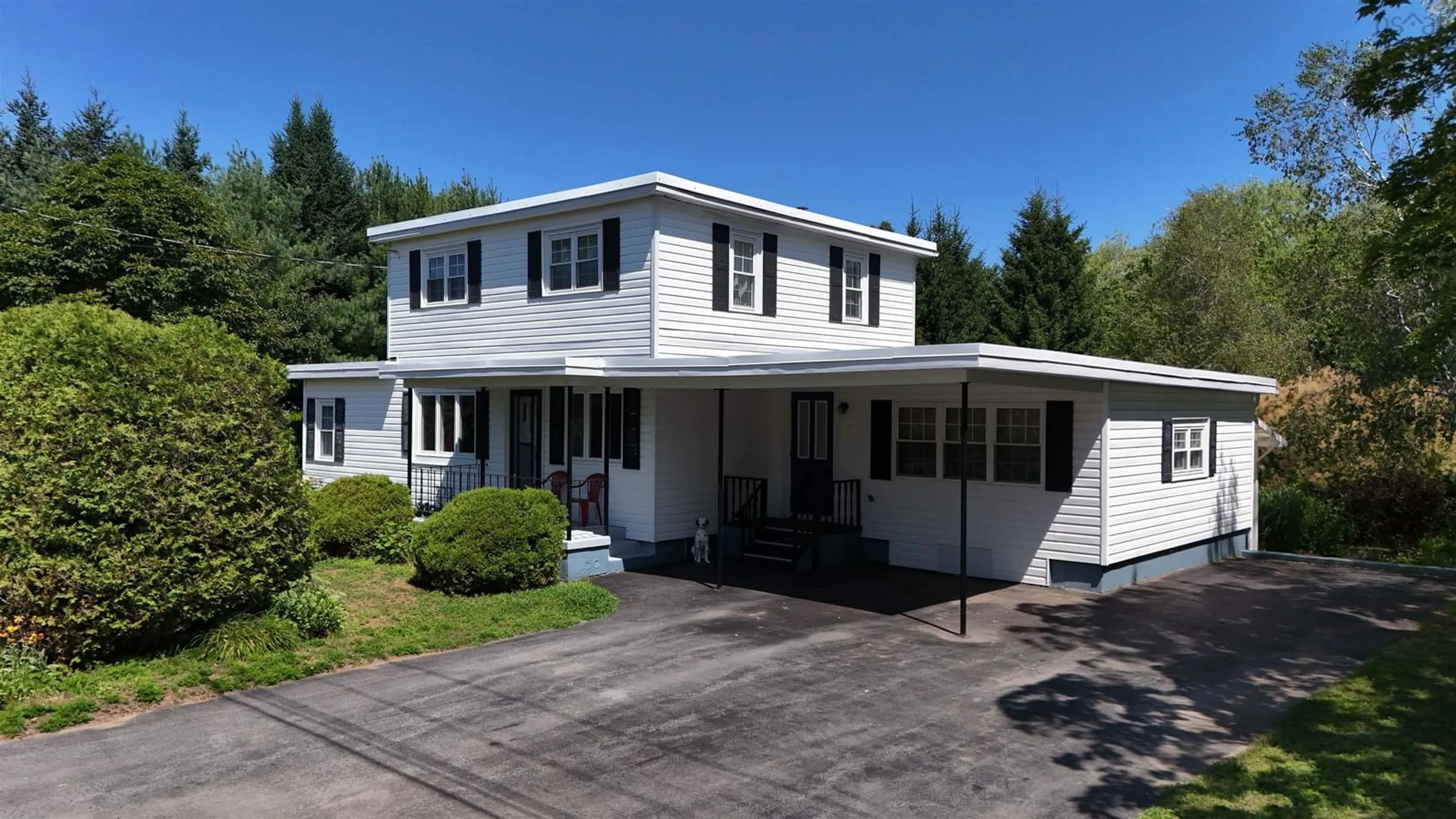 Home with vinyl exterior material, street for 973 Sherman Belcher Rd, Centreville Nova Scotia B0P 1J0
