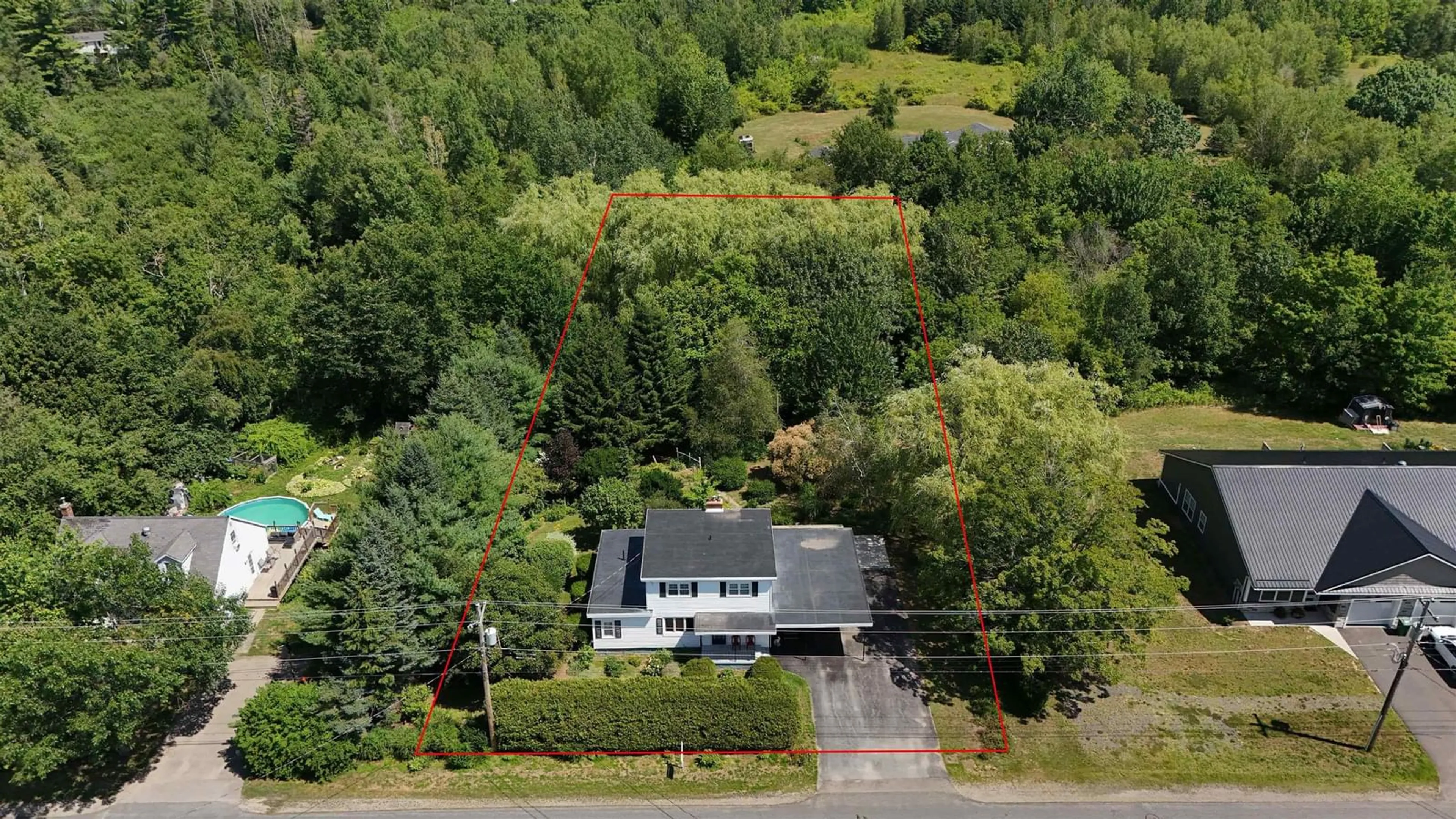 A pic from outside/outdoor area/front of a property/back of a property/a pic from drone, unknown for 973 Sherman Belcher Rd, Centreville Nova Scotia B0P 1J0