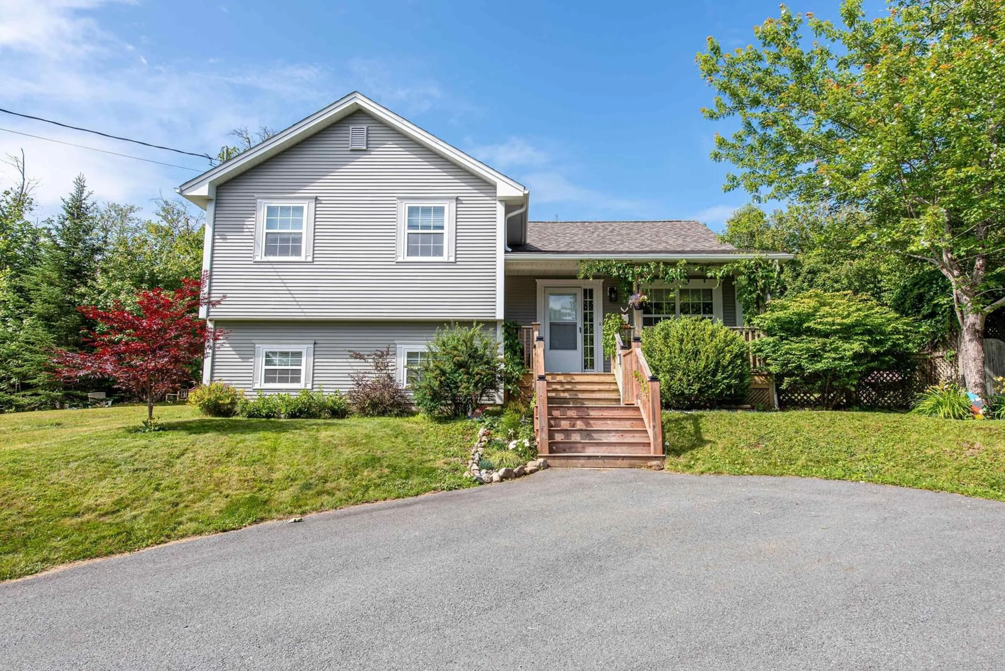 Home with vinyl exterior material, street for 4674 Prospect Rd, Bayside Nova Scotia B3Z 1L8