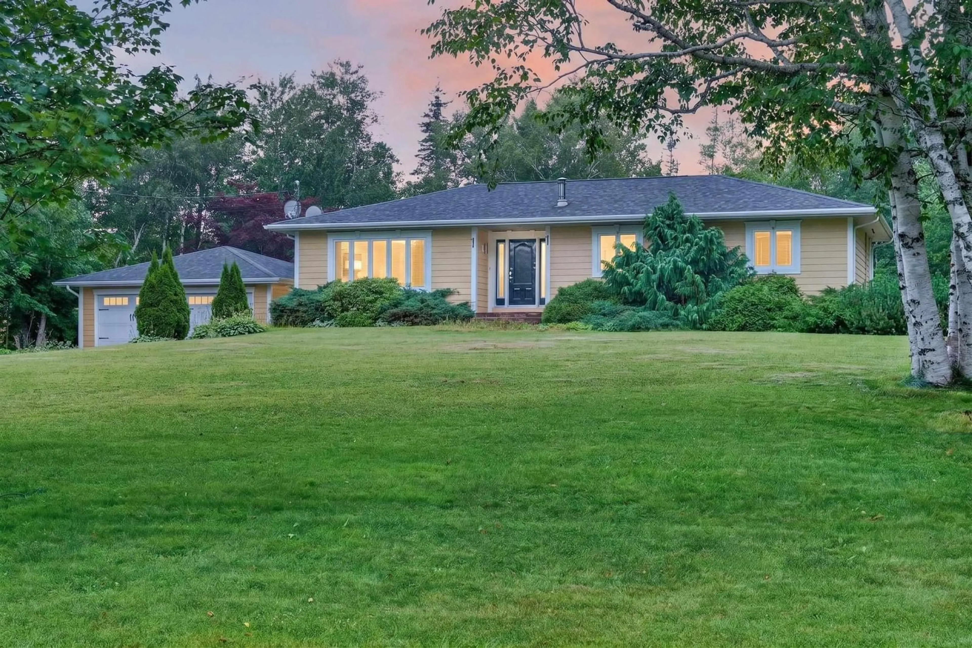 A pic from outside/outdoor area/front of a property/back of a property/a pic from drone, unknown for 58 Erinmore Dr, Sydney Nova Scotia B1M 1A7