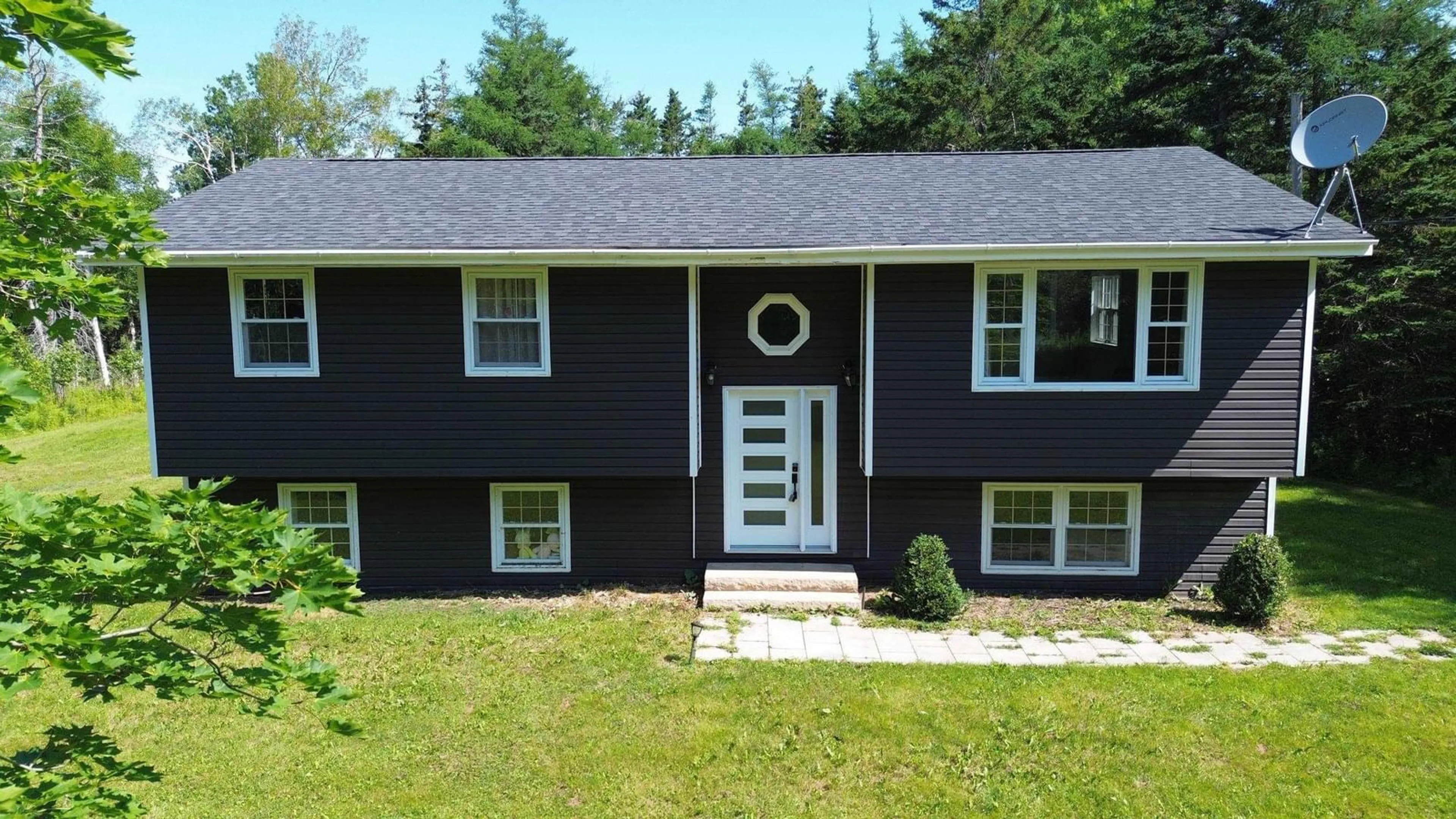 Home with vinyl exterior material, street for 9 Old Rocky Ridge, Port Hood Nova Scotia B0E 2W0