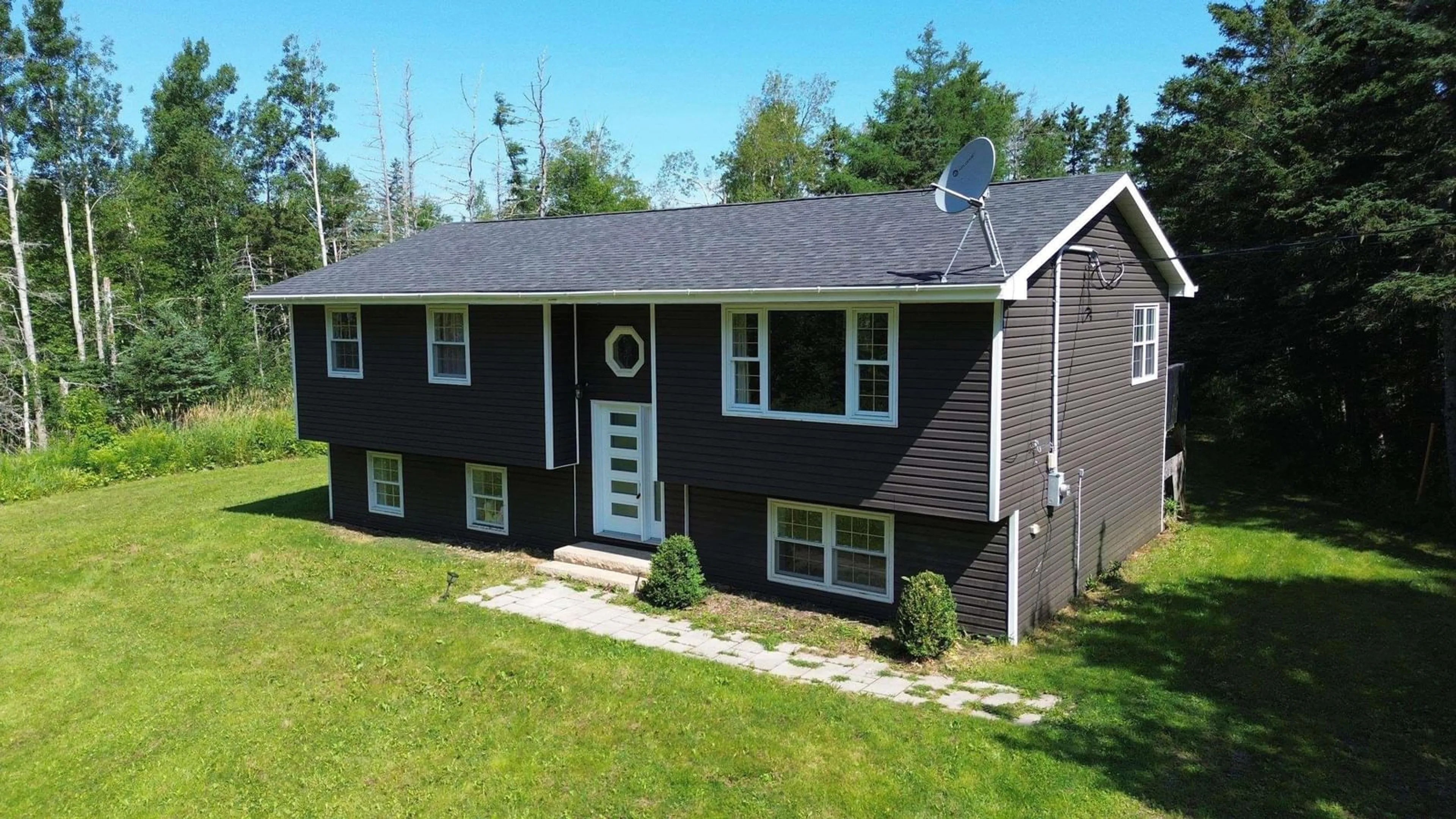 Home with vinyl exterior material, street for 9 Old Rocky Ridge, Port Hood Nova Scotia B0E 2W0