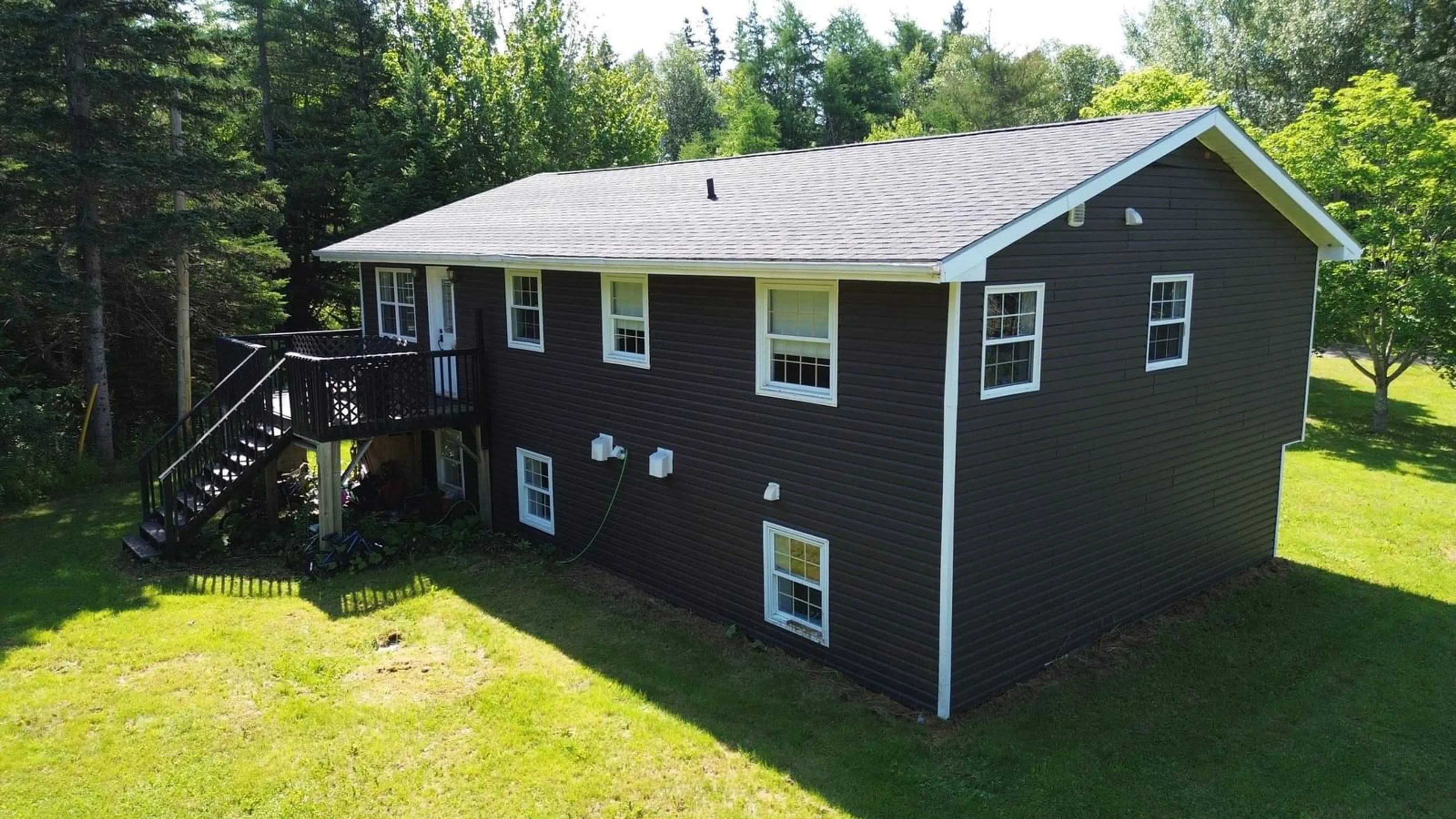 A pic from outside/outdoor area/front of a property/back of a property/a pic from drone, building for 9 Old Rocky Ridge, Port Hood Nova Scotia B0E 2W0