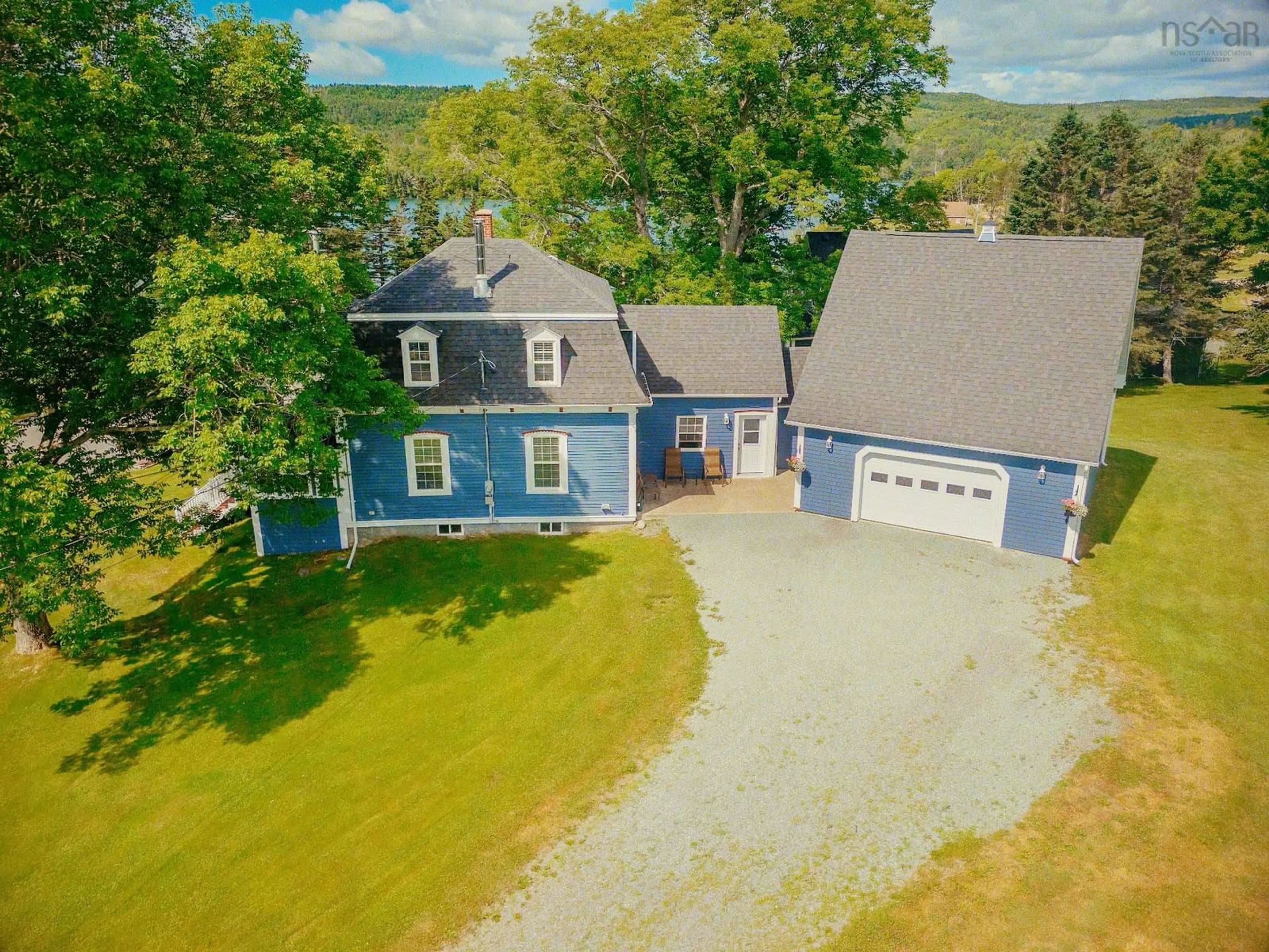 A pic from outside/outdoor area/front of a property/back of a property/a pic from drone, street for 11633 Highway 16, Boylston Nova Scotia B0H 1G0