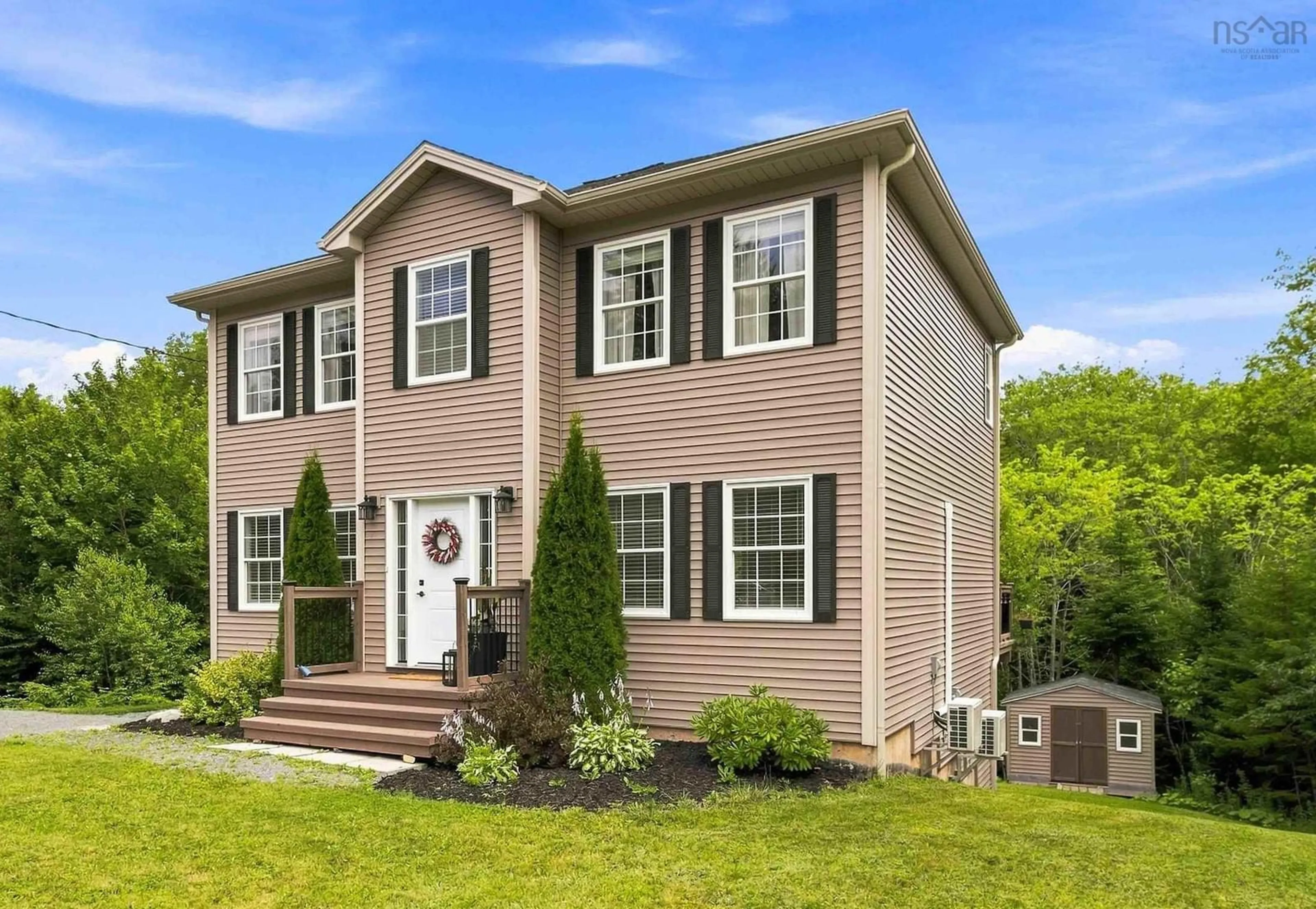 Home with vinyl exterior material, street for 126 Galloway Dr, Beaver Bank Nova Scotia B4G 1B7
