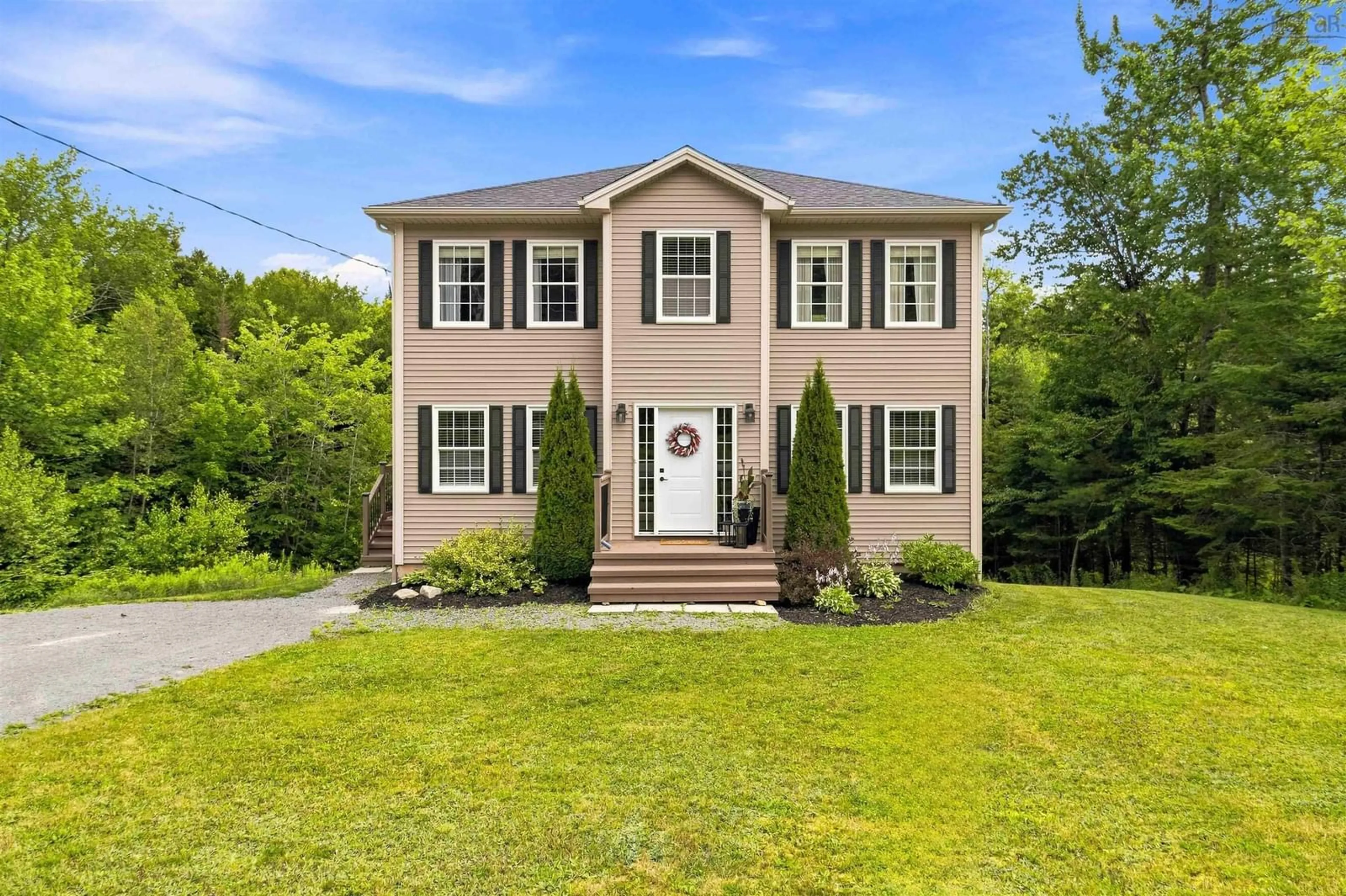 Home with vinyl exterior material, street for 126 Galloway Dr, Beaver Bank Nova Scotia B4G 1B7
