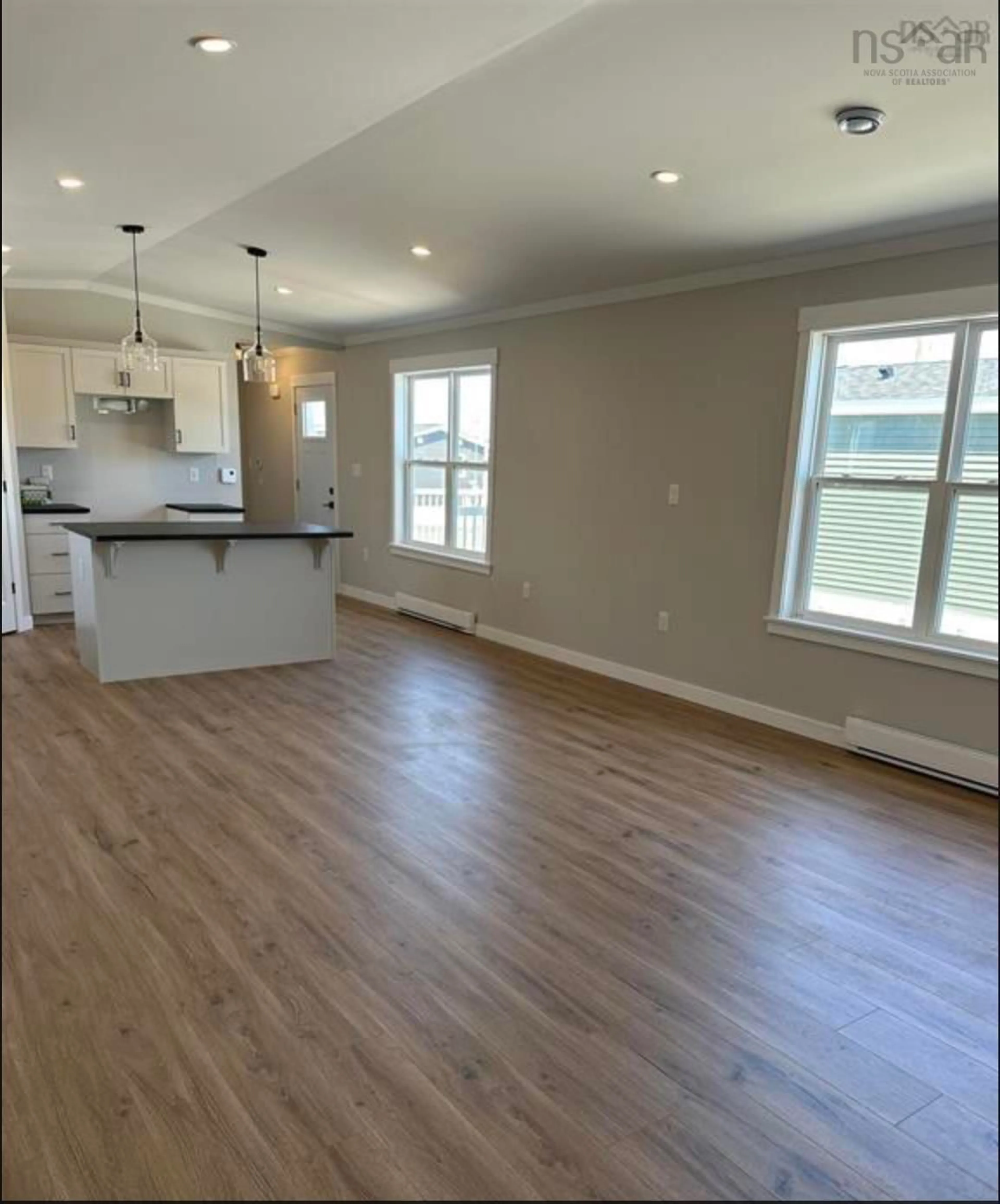 Open concept kitchen, wood/laminate floor for 501 Ludlow #Lot, Elmsdale Nova Scotia B2S 0H4
