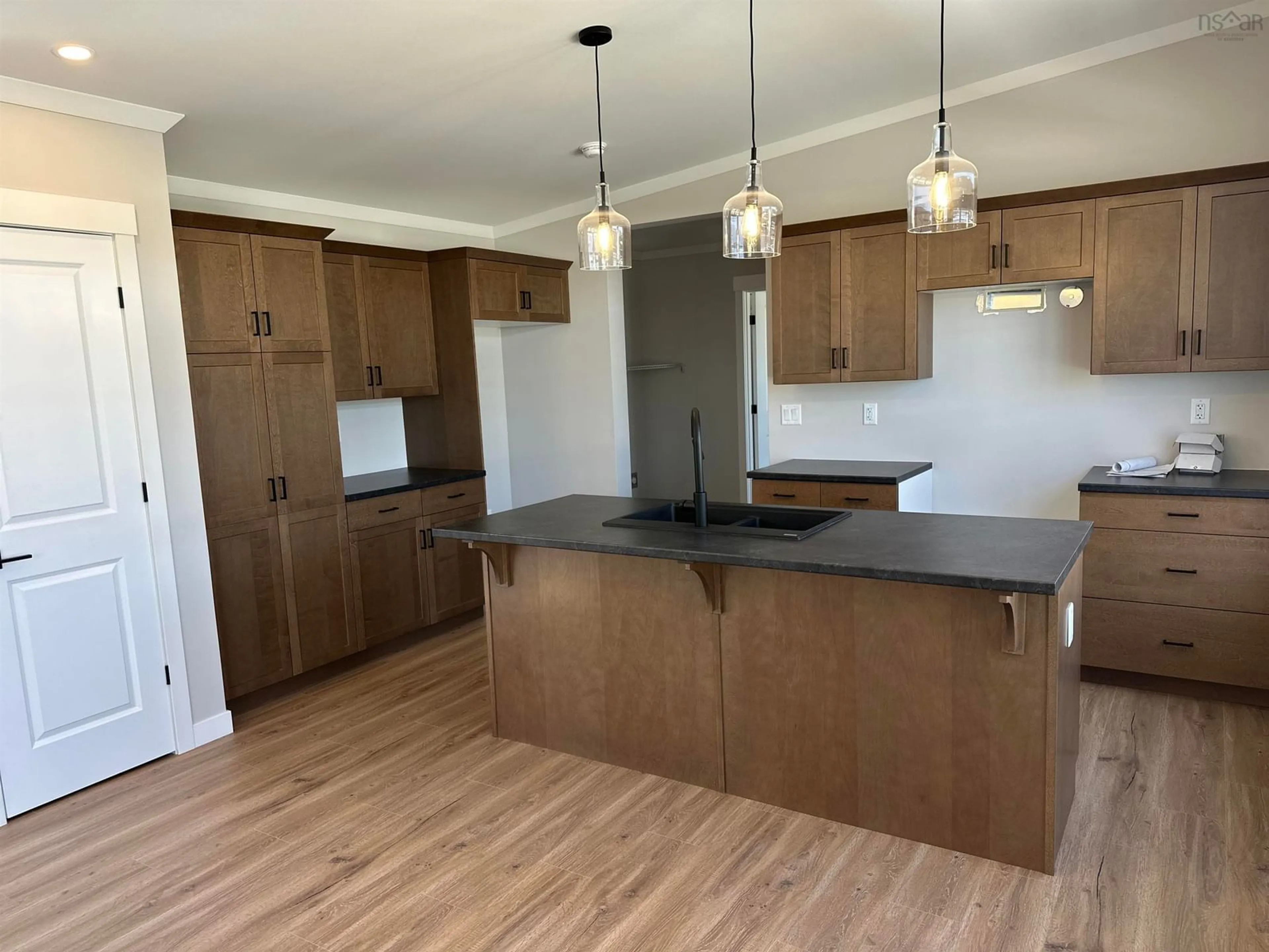Open concept kitchen, wood/laminate floor for 502 Ludlow #Lot, Elmsdale Nova Scotia B2S 0H4