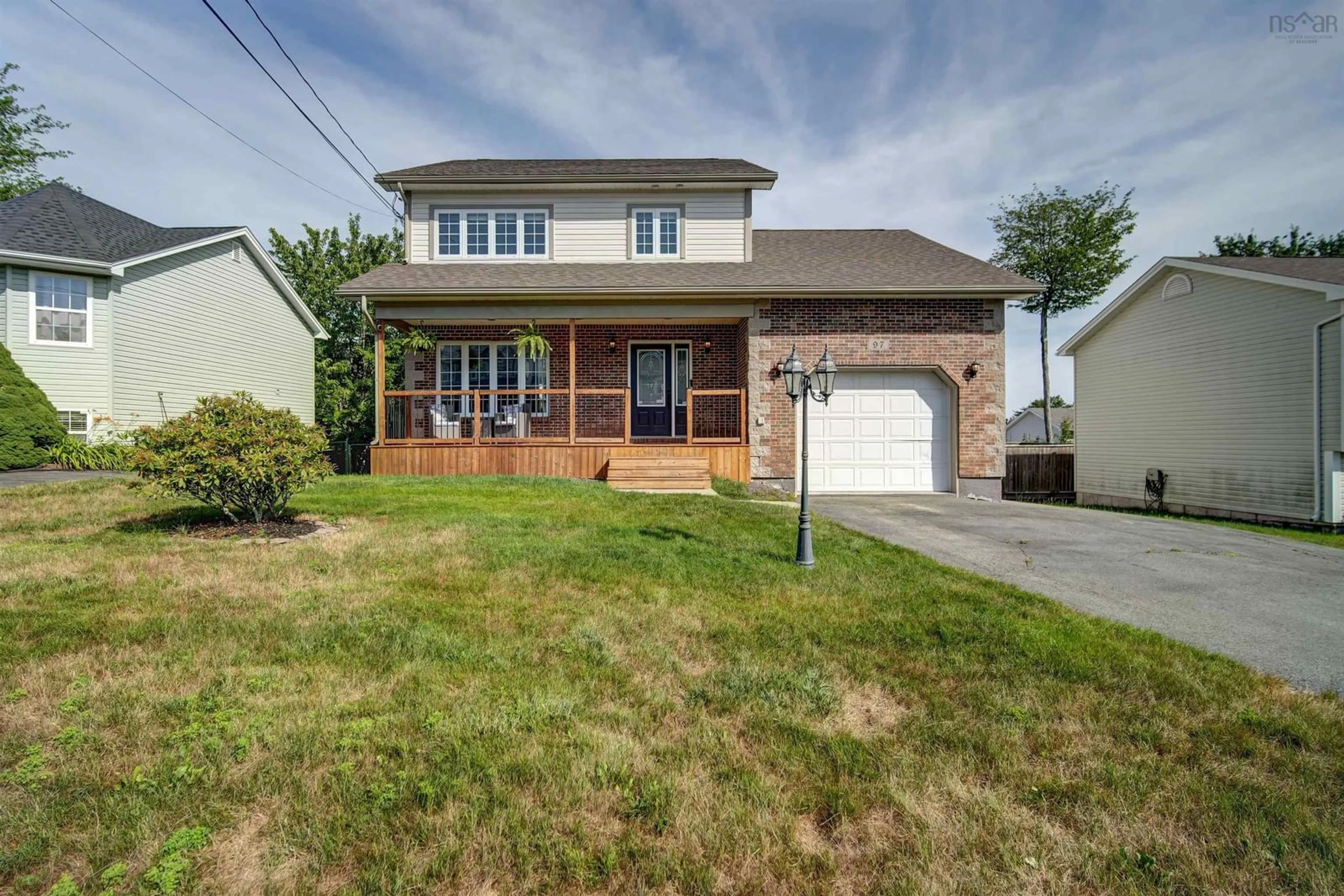 Home with brick exterior material, street for 97 Tenon Dr, Middle Sackville Nova Scotia B4E 3J5