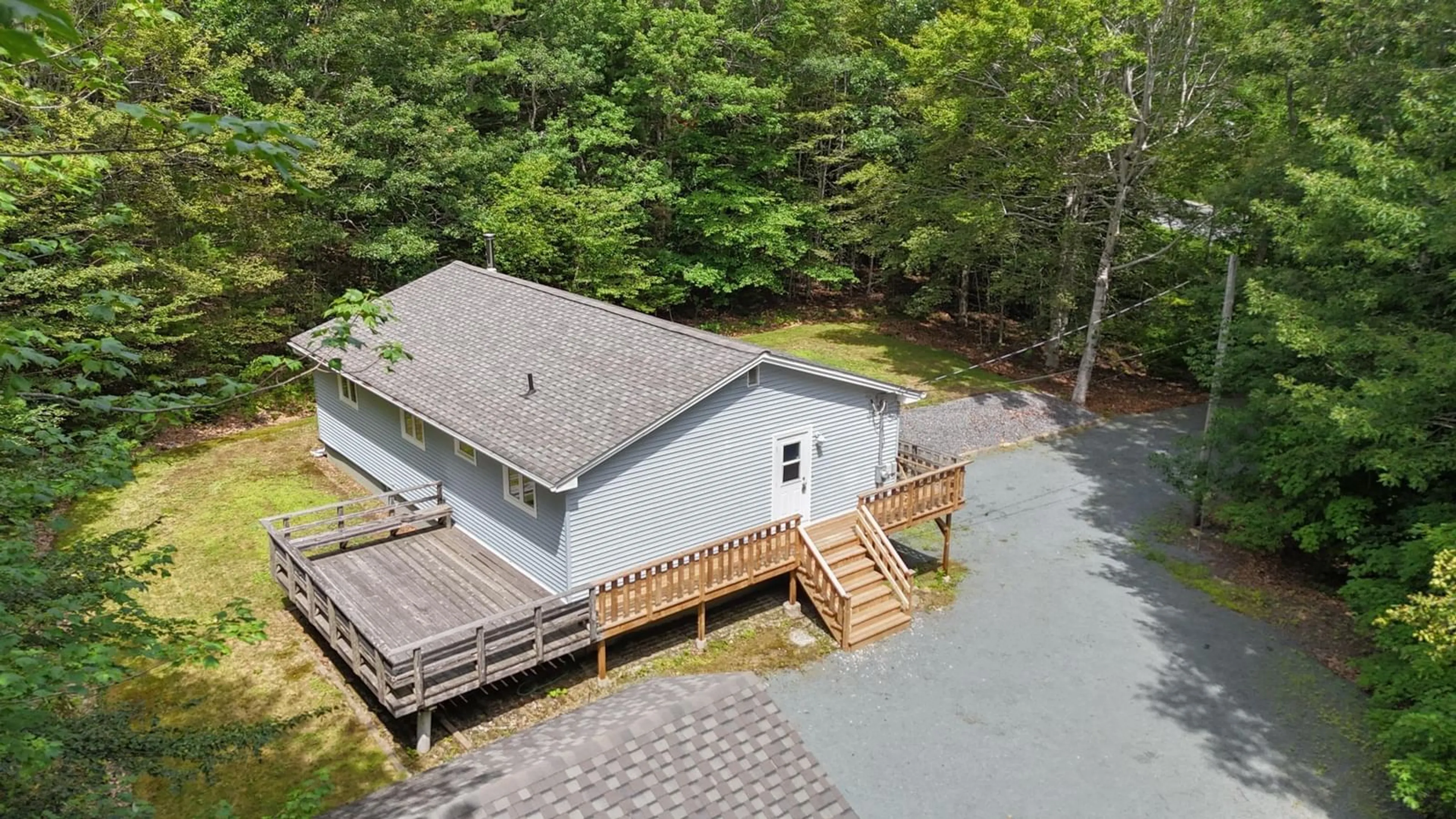 A pic from outside/outdoor area/front of a property/back of a property/a pic from drone, water/lake/river/ocean view for 455 Oakhill Rd, Oakhill Nova Scotia B4V 0C9