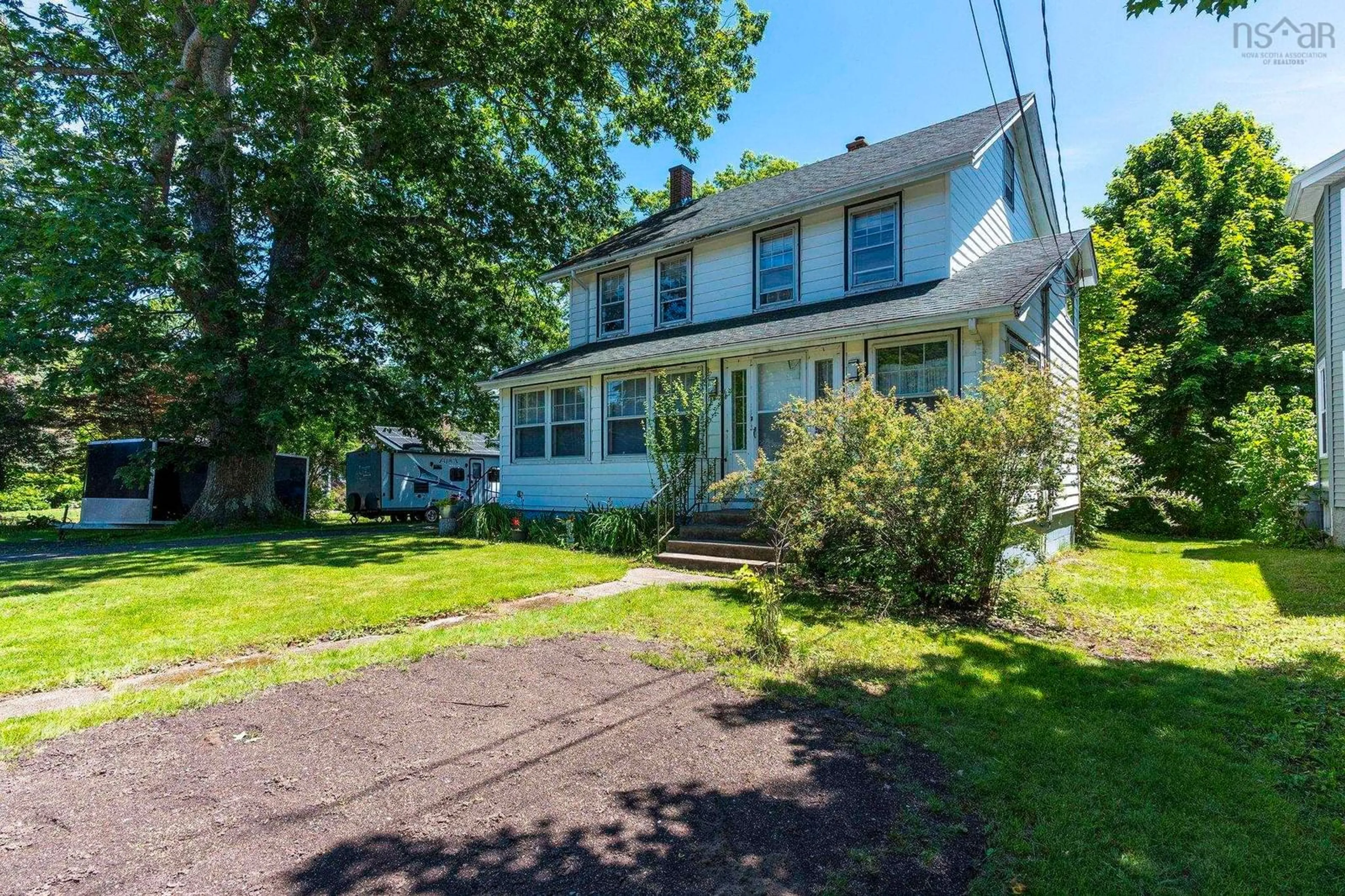 A pic from outside/outdoor area/front of a property/back of a property/a pic from drone, street for 68 Connaught Ave, Middleton Nova Scotia B0S 1P0