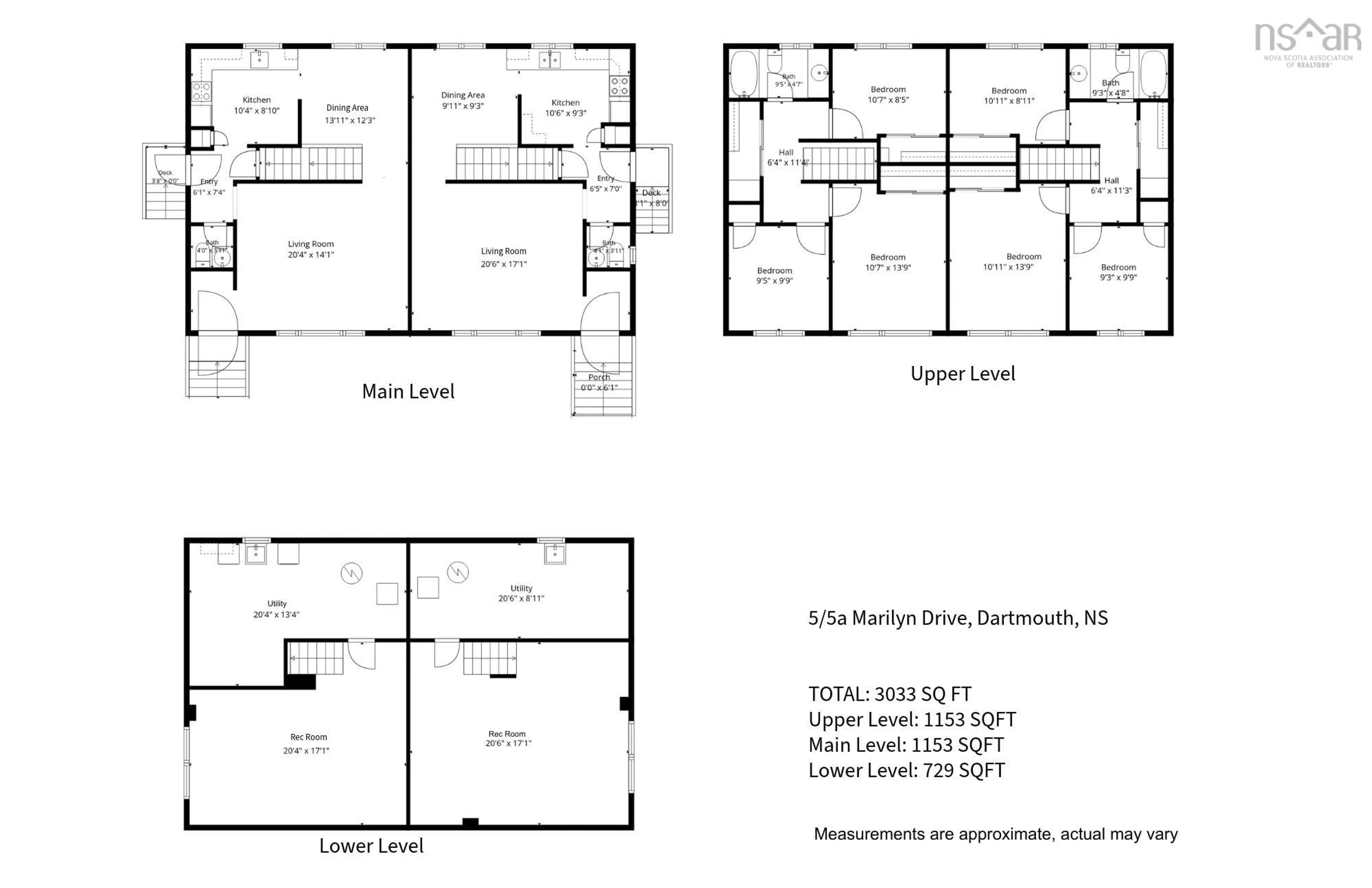 Floor plan for 5/5A Marilyn Dr, Dartmouth Nova Scotia B2Y 3W9