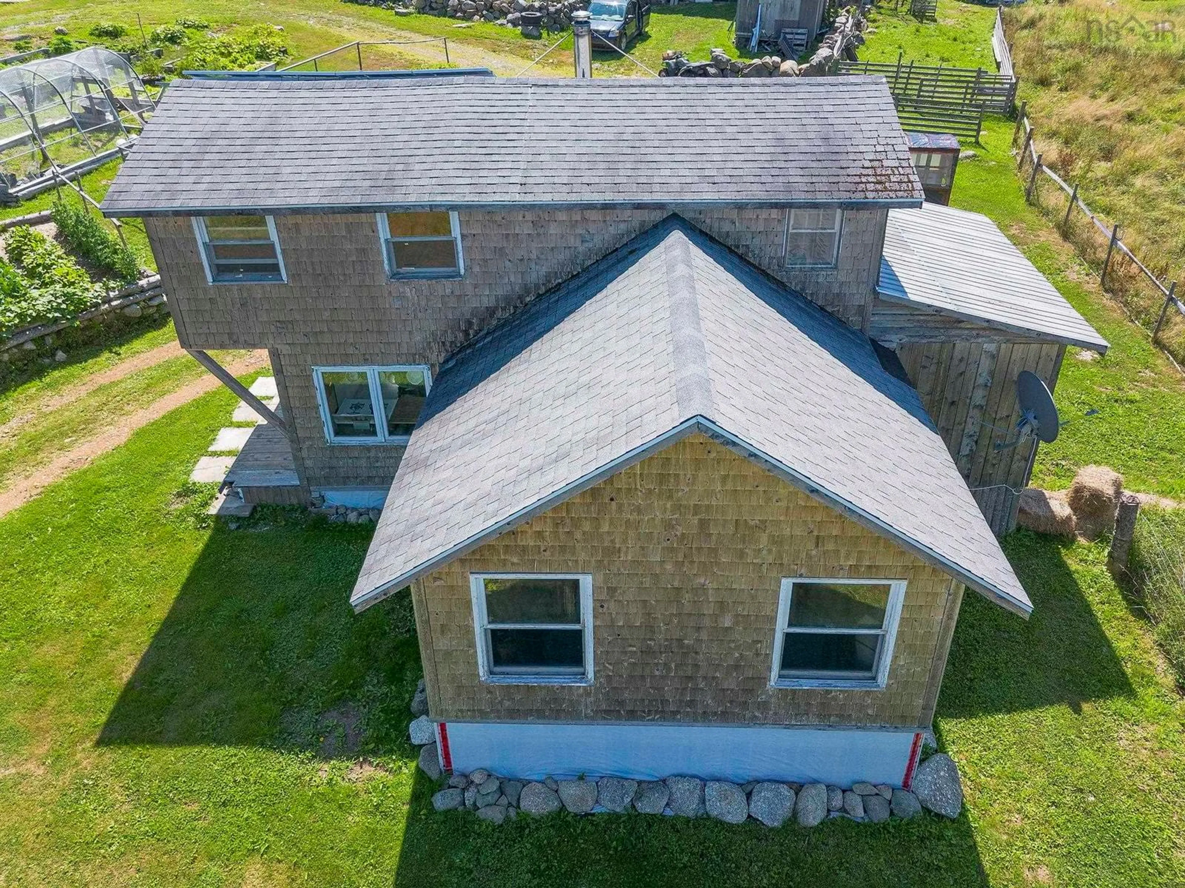 A pic from outside/outdoor area/front of a property/back of a property/a pic from drone, building for 3828 Sissiboo Rd, South Range Nova Scotia B0W 1H0