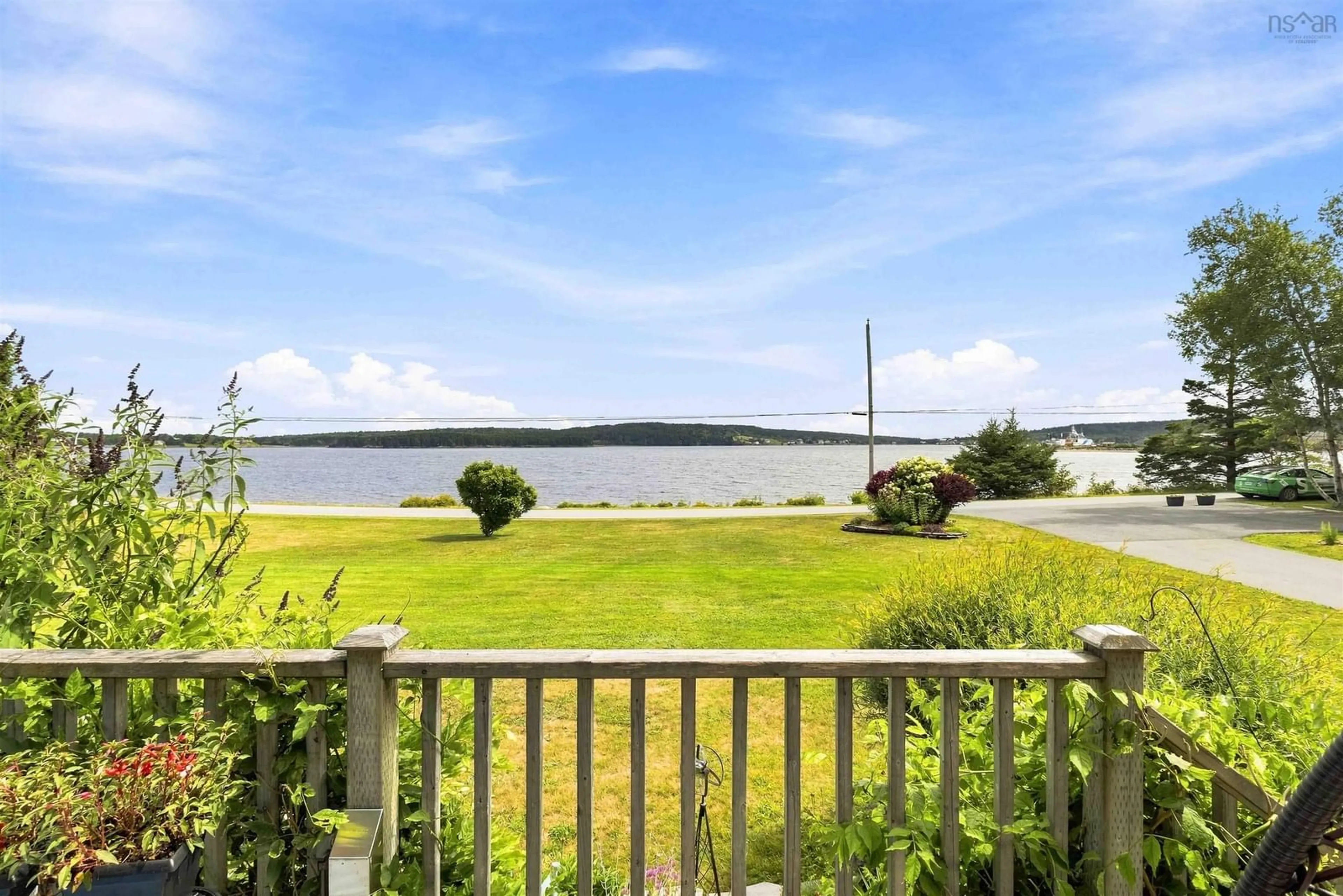Patio, water/lake/river/ocean view for 78 Fort Point Rd, Lahave Nova Scotia B0R 1C0