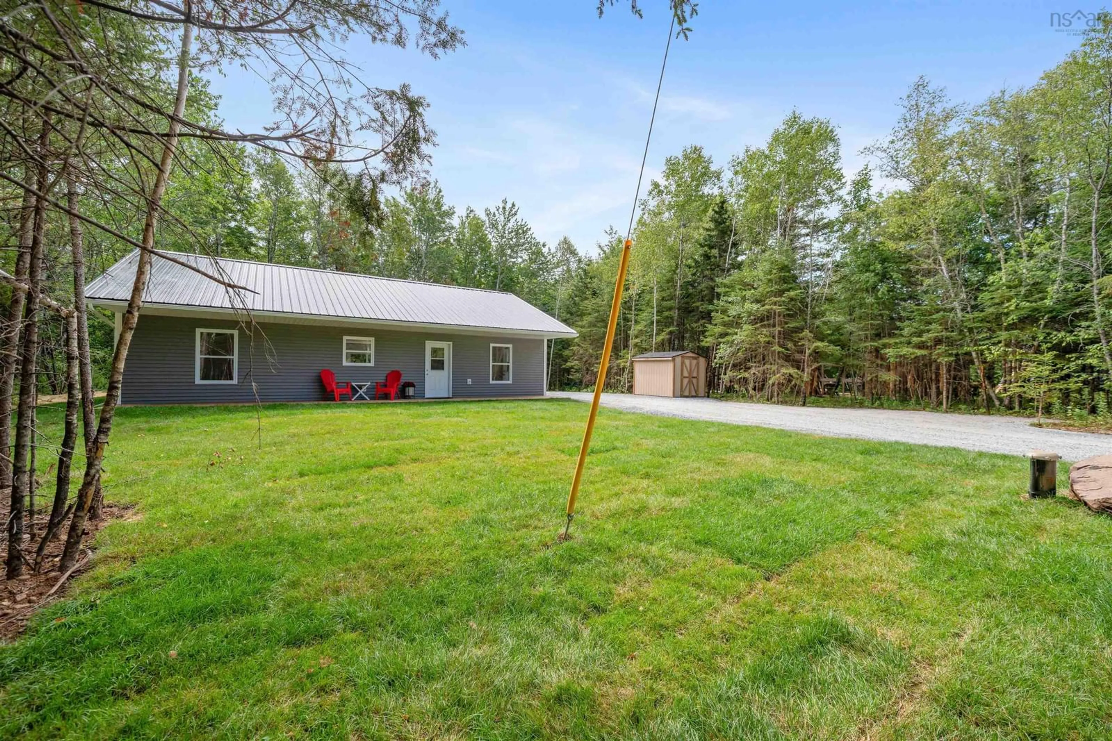 Patio, forest/trees view for 1536 Stewiacke Rd, West St. Andrews Nova Scotia B0N 2J0