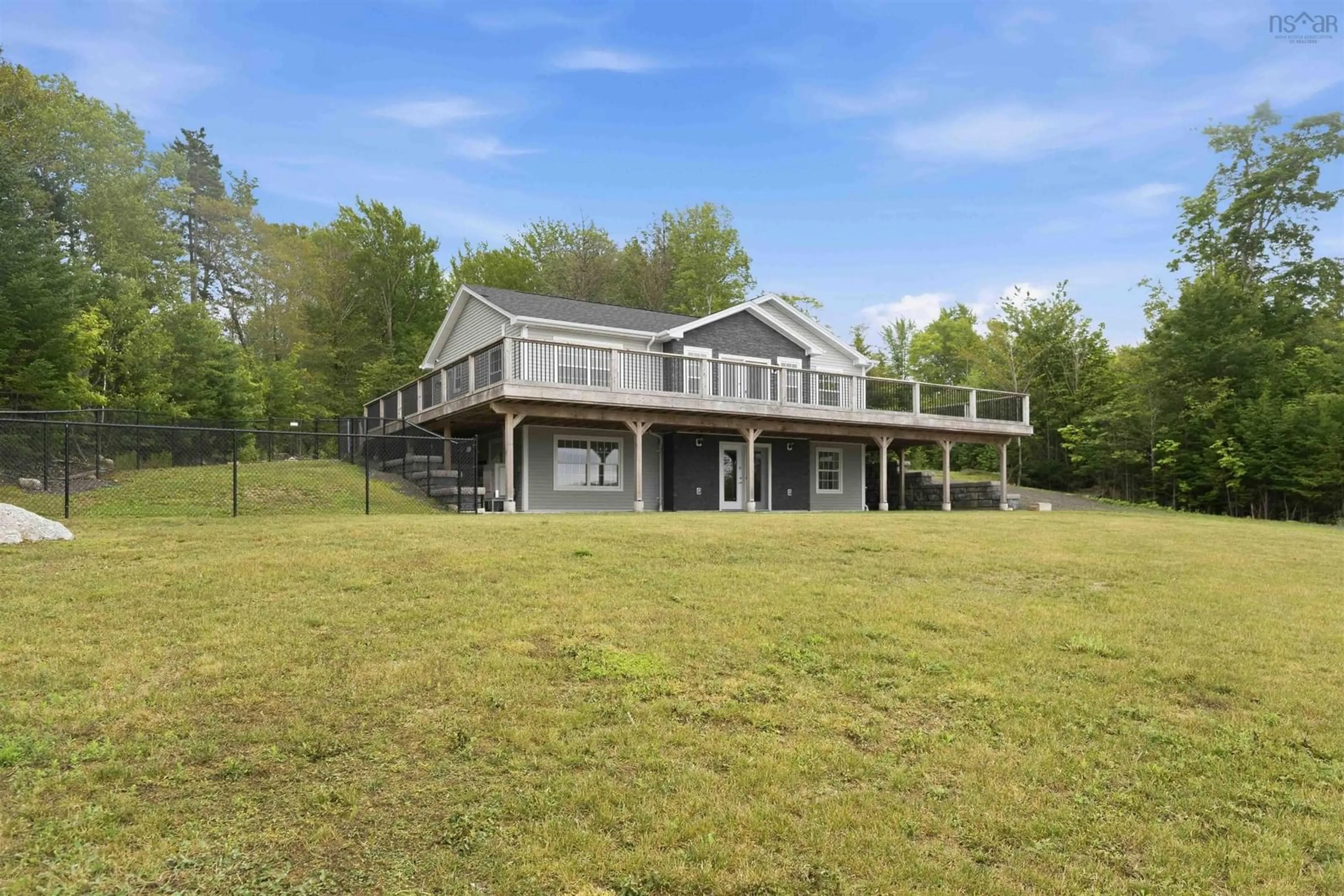 A pic from outside/outdoor area/front of a property/back of a property/a pic from drone, water/lake/river/ocean view for 181 Timberland Rd, South Range Nova Scotia B0W 1H0