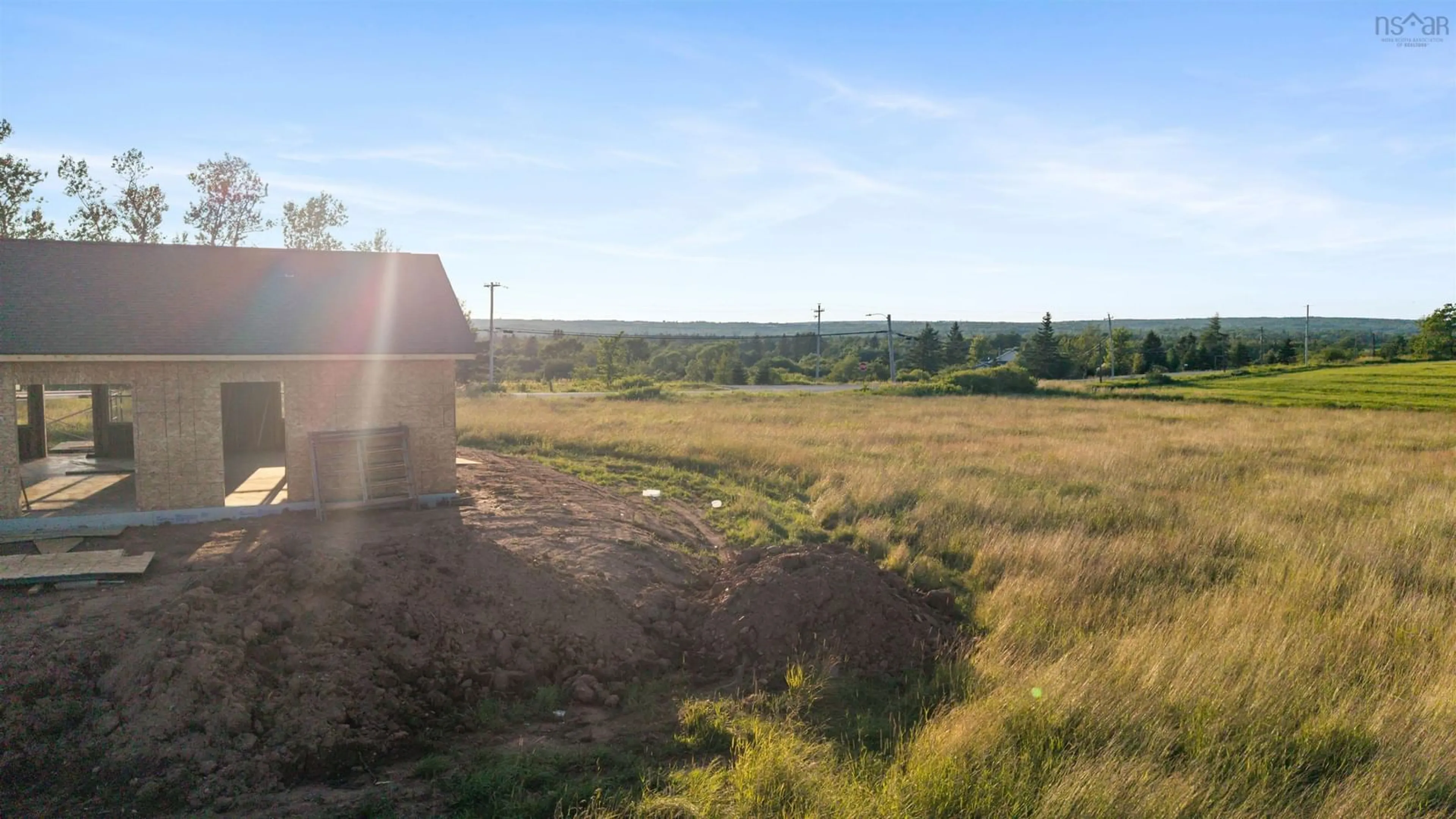 A pic from outside/outdoor area/front of a property/back of a property/a pic from drone, forest/trees view for 11 Murchyville Rd, South Section Nova Scotia B0N 2H0