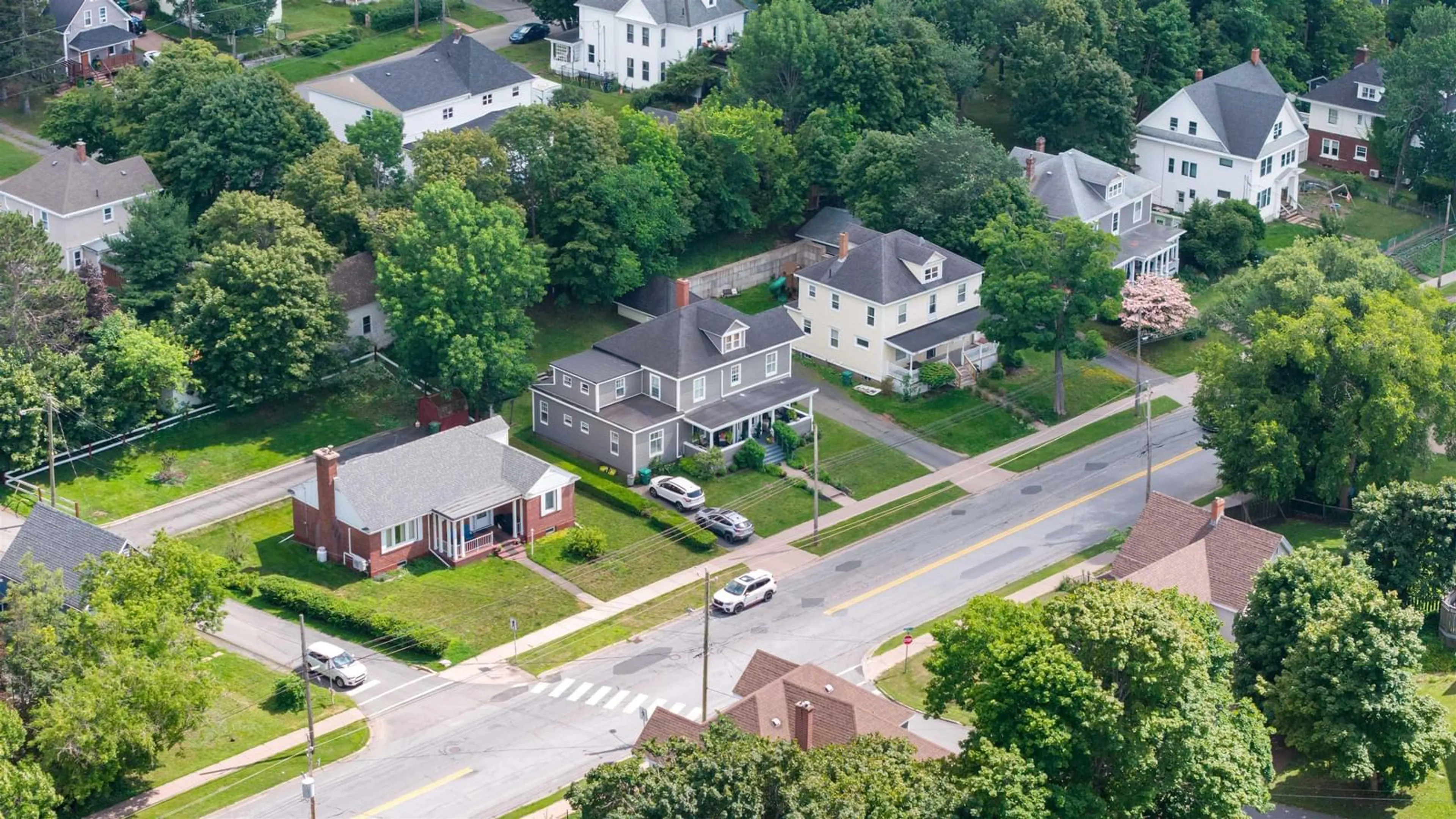 A pic from outside/outdoor area/front of a property/back of a property/a pic from drone, street for 159 Almont Ave, New Glasgow Nova Scotia B2H 3G8