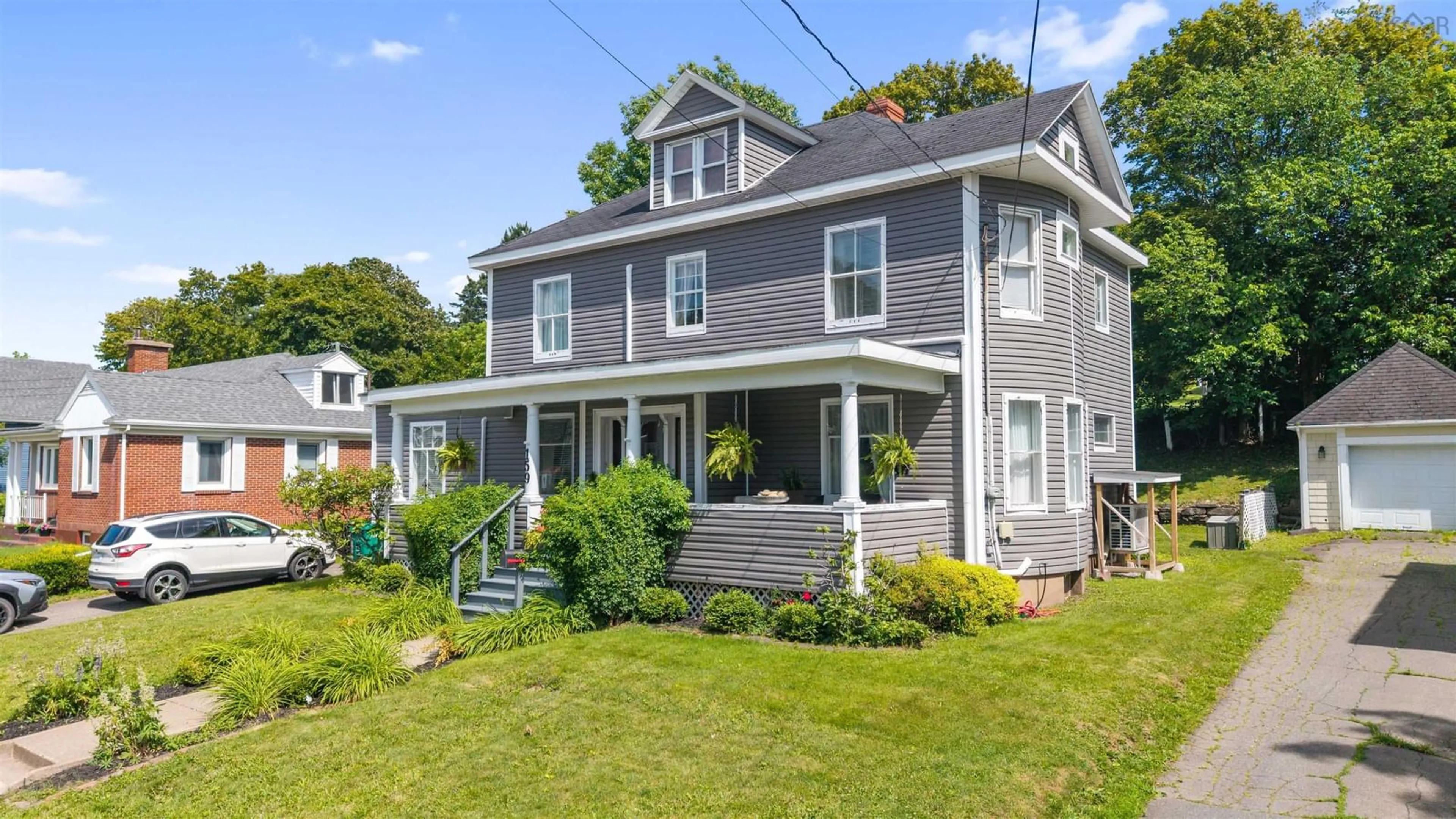 Home with vinyl exterior material, street for 159 Almont Ave, New Glasgow Nova Scotia B2H 3G8