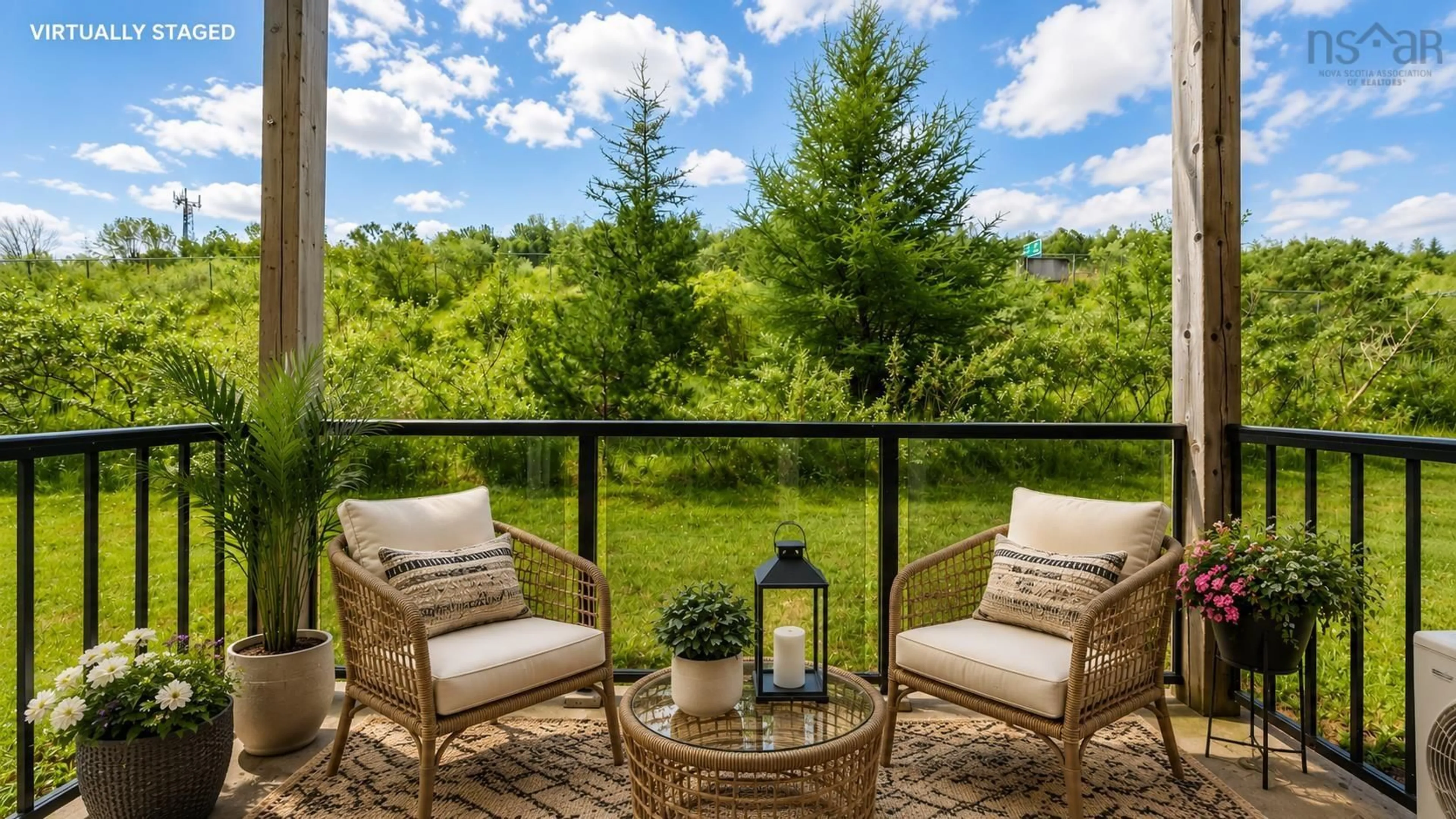 Patio, water/lake/river/ocean view for 119 Walker Ave #105, Lower Sackville Nova Scotia B4C 0A8