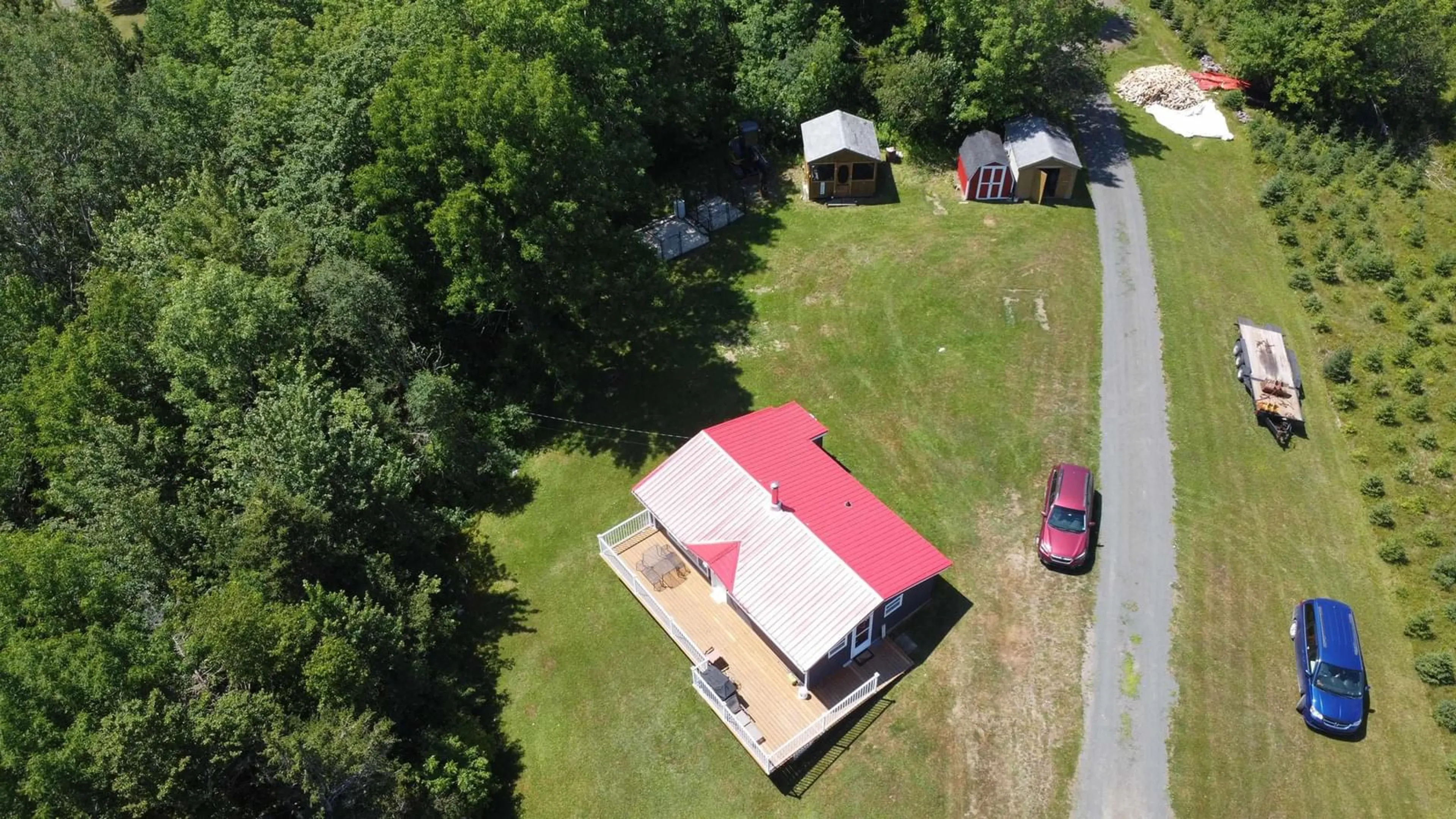 A pic from outside/outdoor area/front of a property/back of a property/a pic from drone, unknown for 37 Eagle Rd, West Lochaber Nova Scotia B2G 2L3