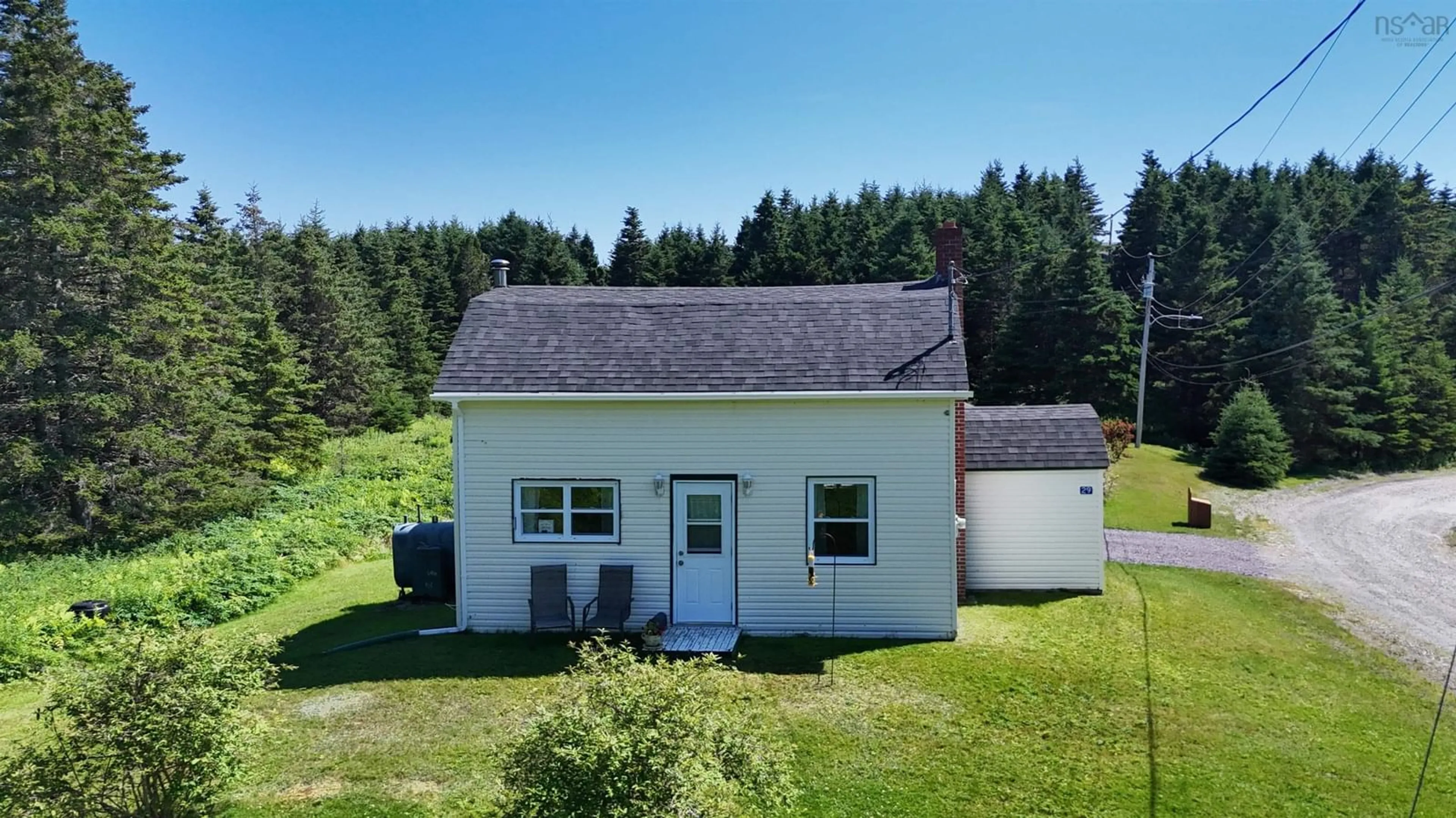 A pic from outside/outdoor area/front of a property/back of a property/a pic from drone, building for 29 Pottie Rd, Rockdale Nova Scotia B0E 3B0