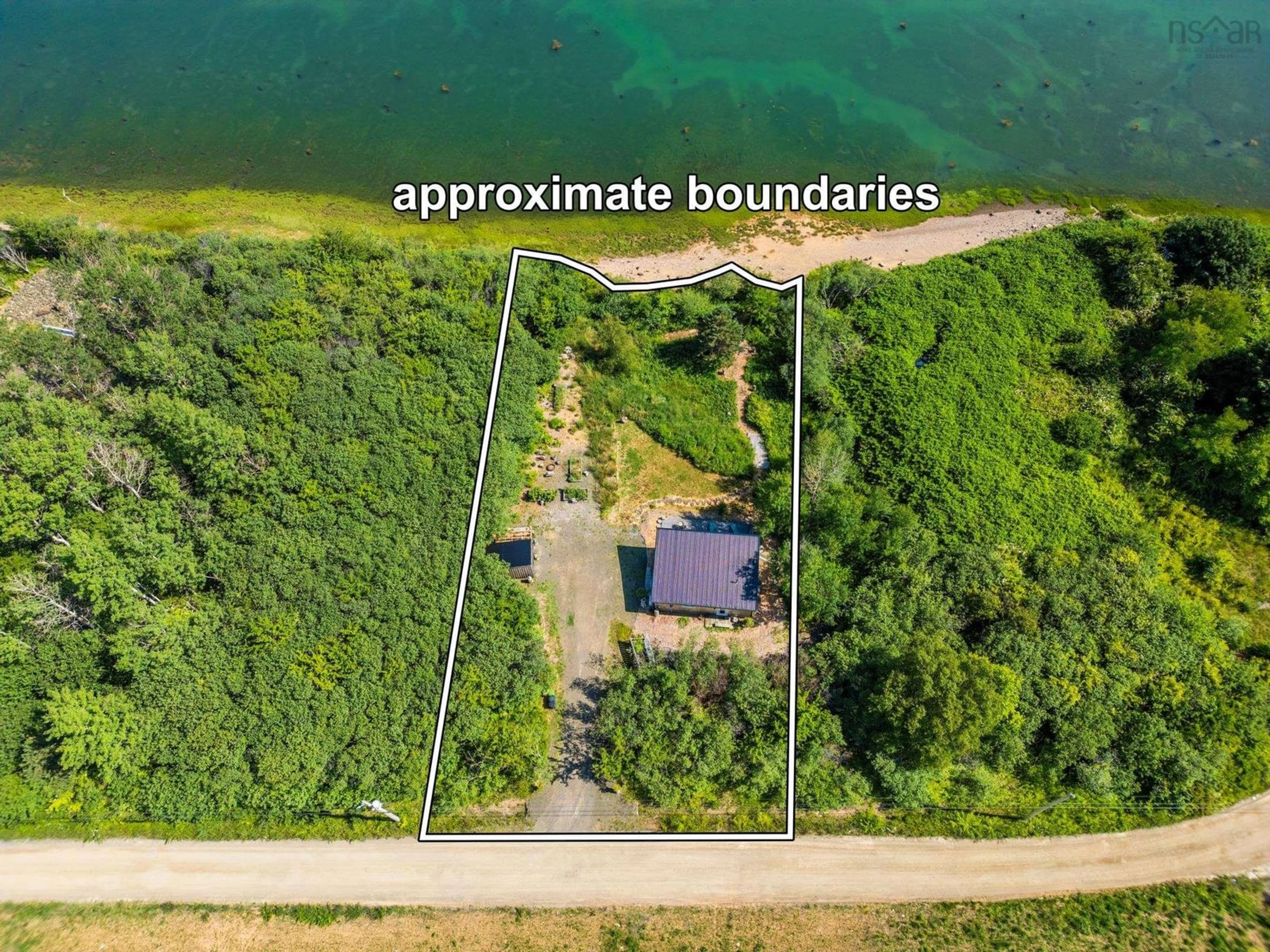 A pic from outside/outdoor area/front of a property/back of a property/a pic from drone, water/lake/river/ocean view for 27 Thomas Road, Digby Nova Scotia B0V 1A0