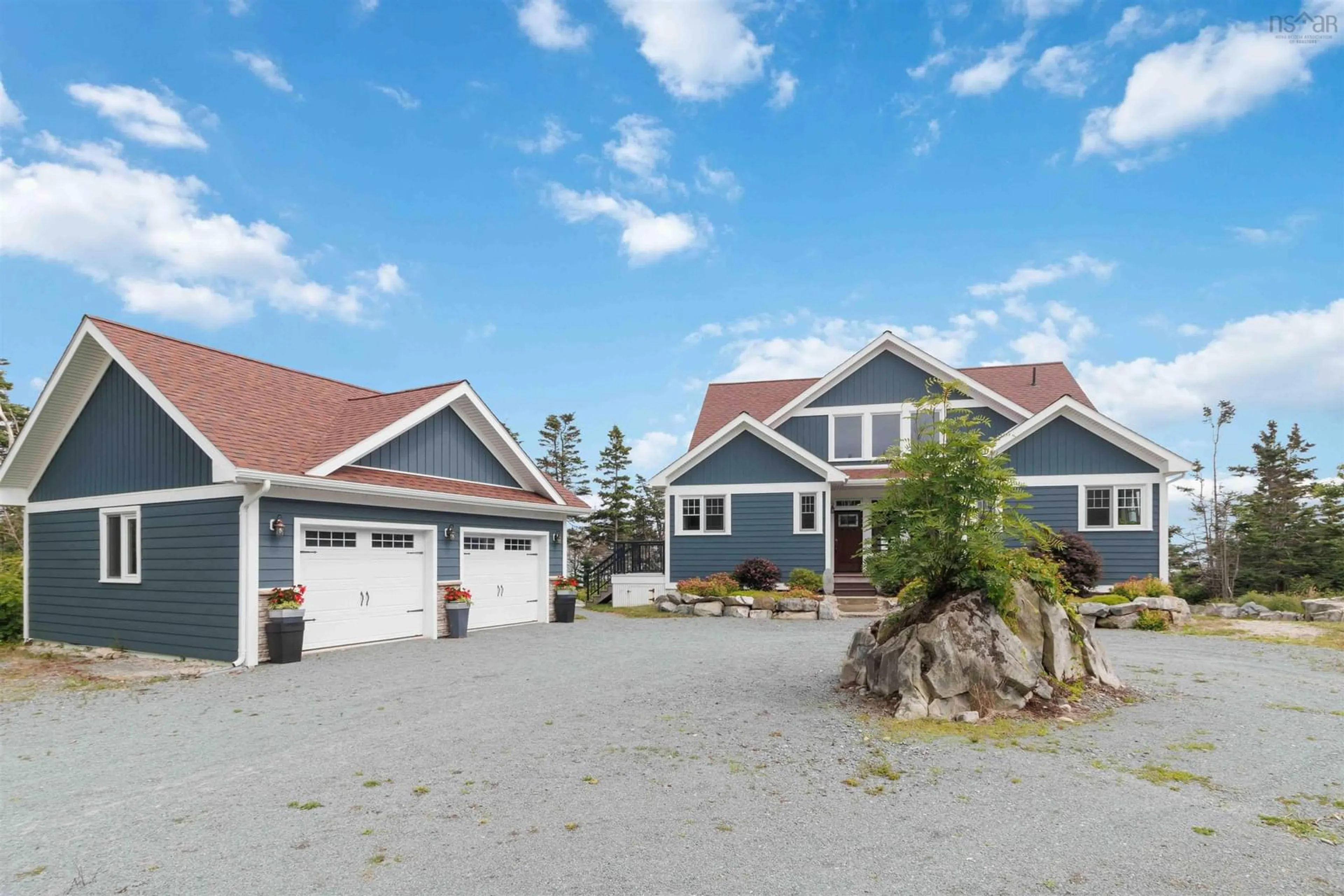 A pic from outside/outdoor area/front of a property/back of a property/a pic from drone, unknown for 170 Edgewater Dr, White Point Nova Scotia B0T 1G0