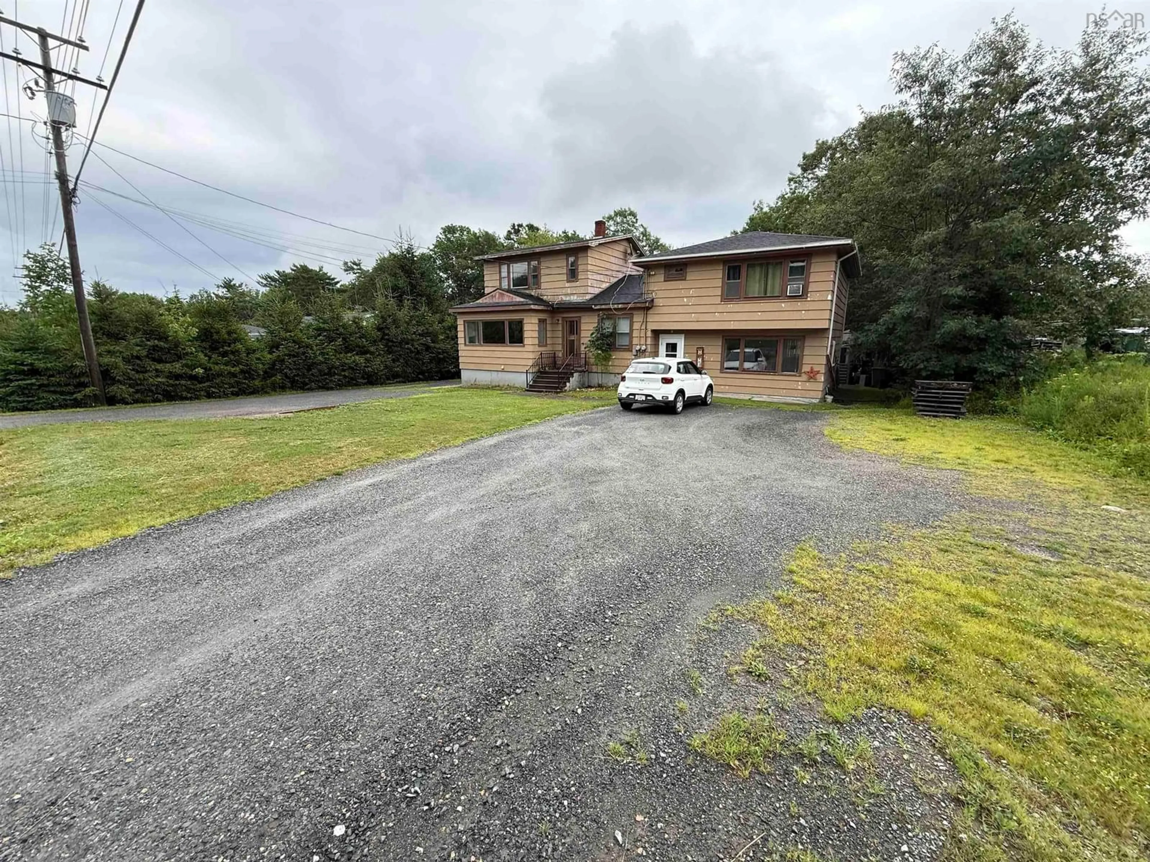 A pic from outside/outdoor area/front of a property/back of a property/a pic from drone, unknown for 2317 Highway 325, Oakhill Nova Scotia B4V 0E7