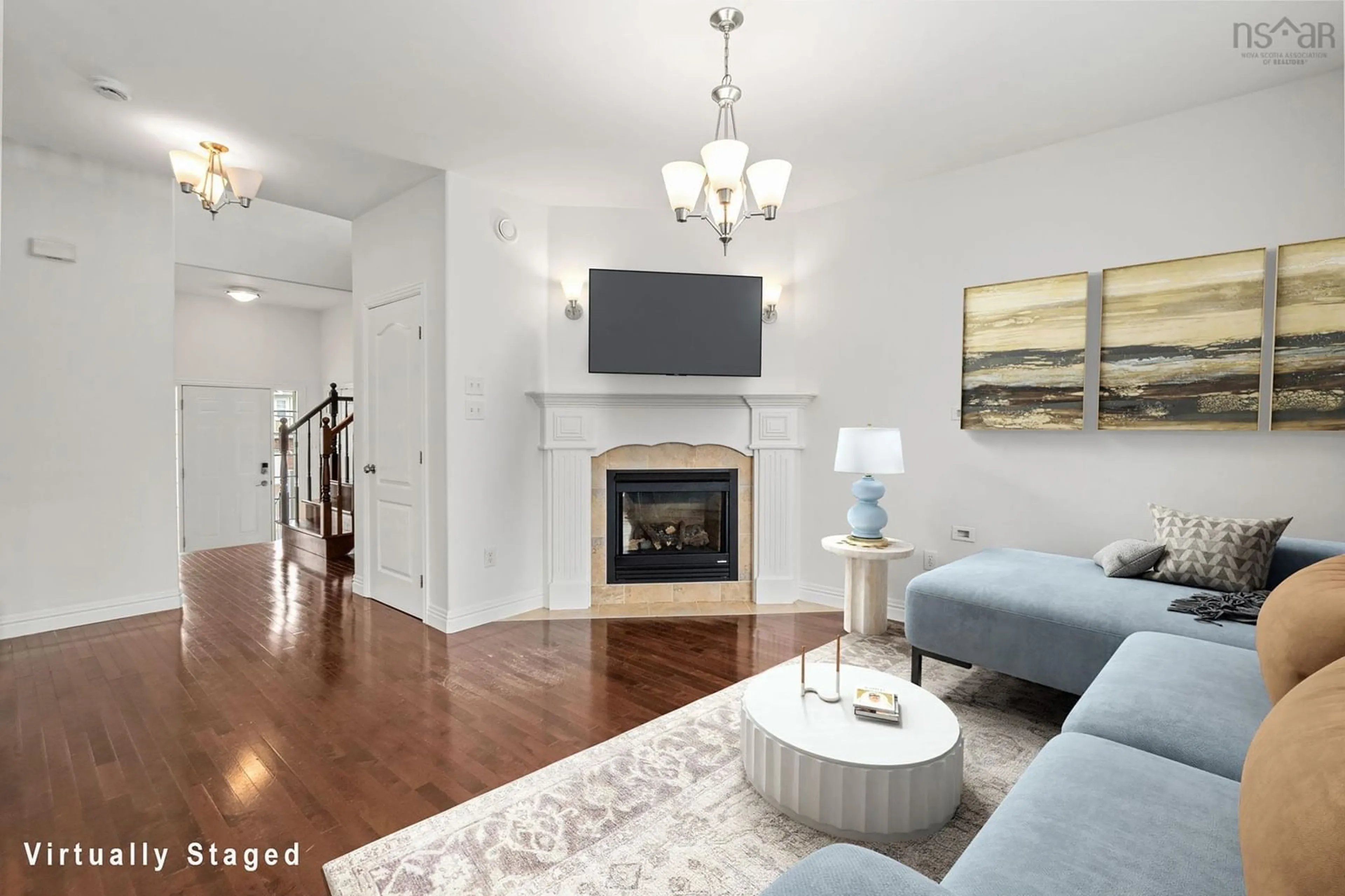 Living room with furniture, unknown for 21 Fathom Crt, Halifax Nova Scotia B3M 0A7
