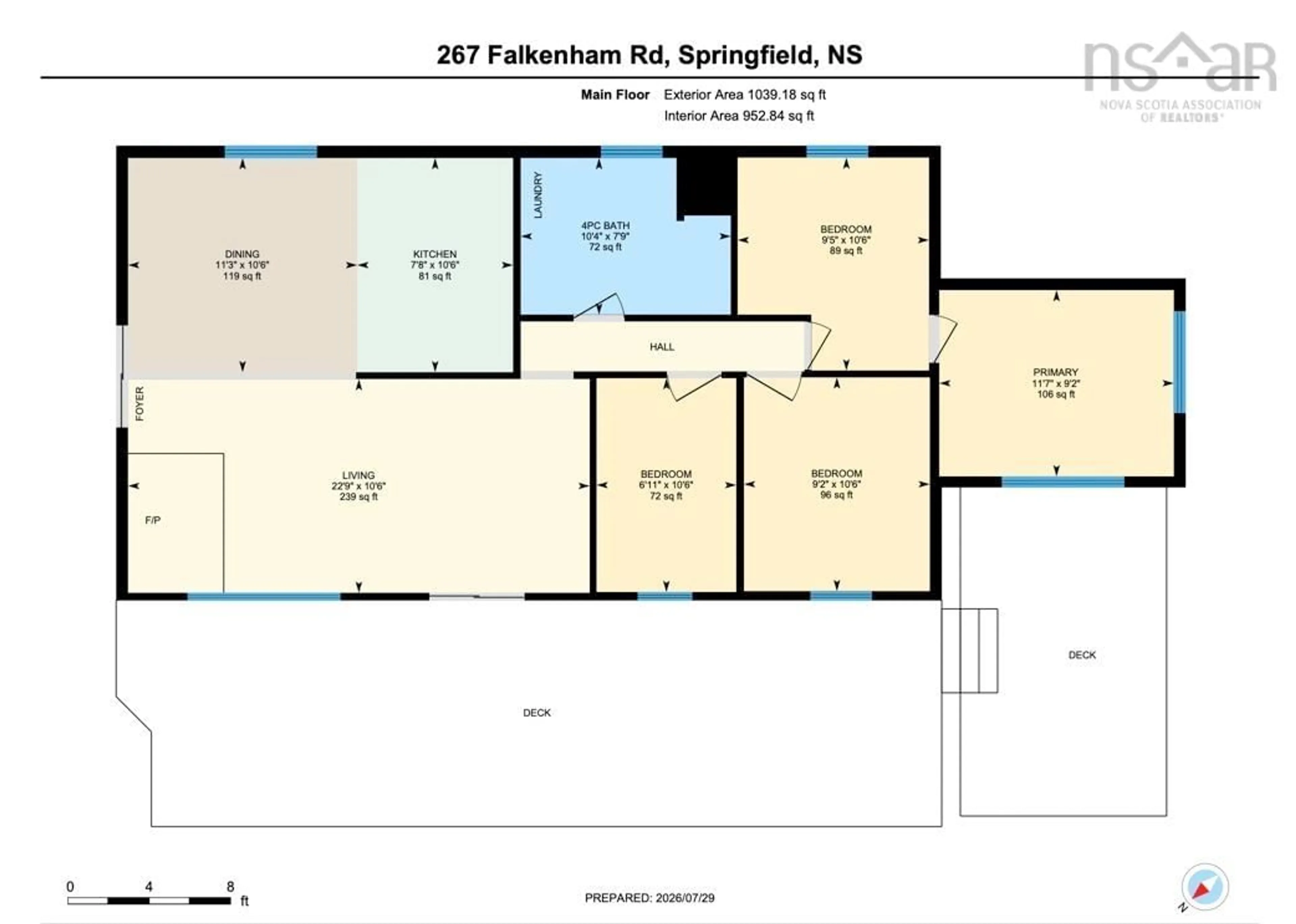 Floor plan for 267 Falkenham Rd, Lake Torment Nova Scotia B0R 1H0