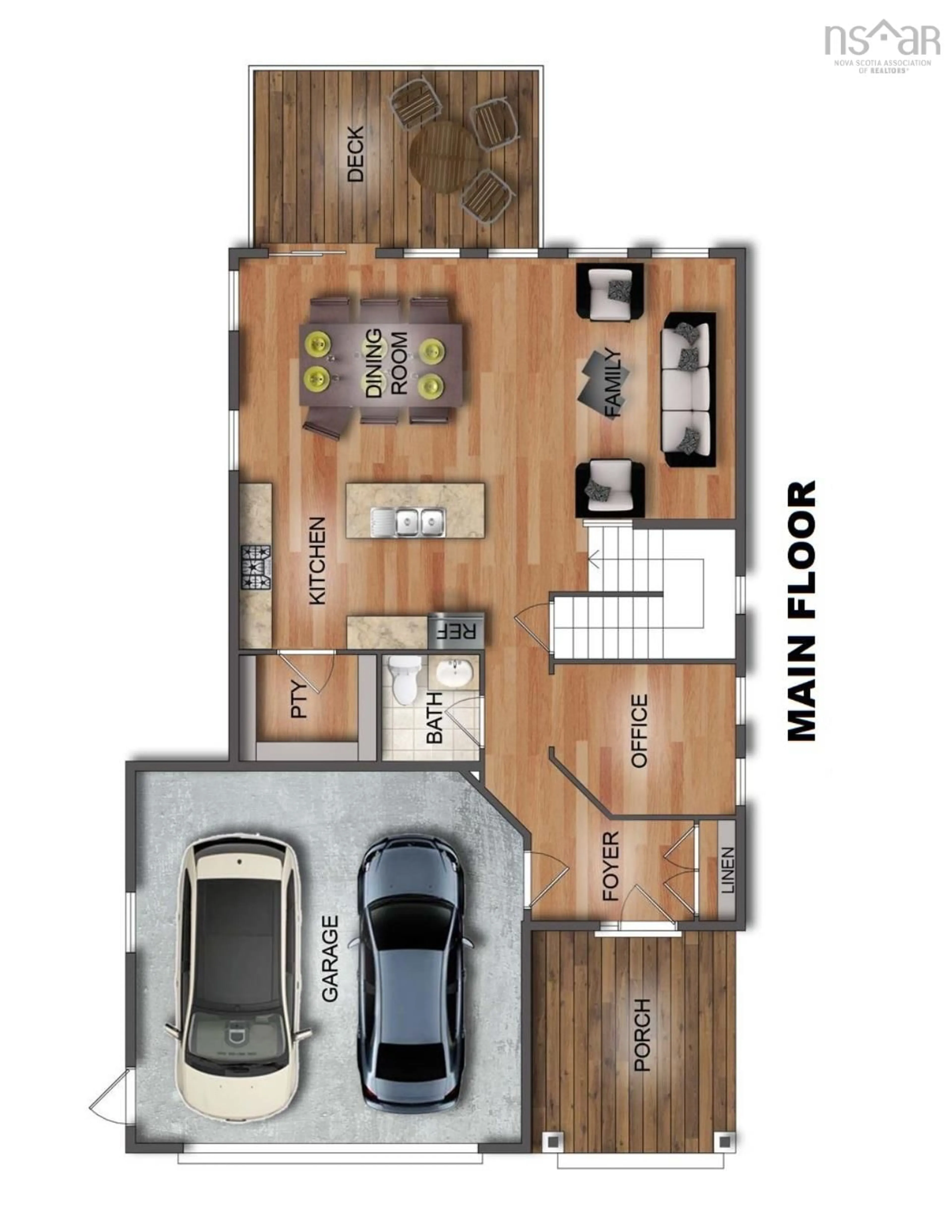 Floor plan for 550 Everwood Ave #Lot 442, Hammonds Plains Nova Scotia B3Z 0J6