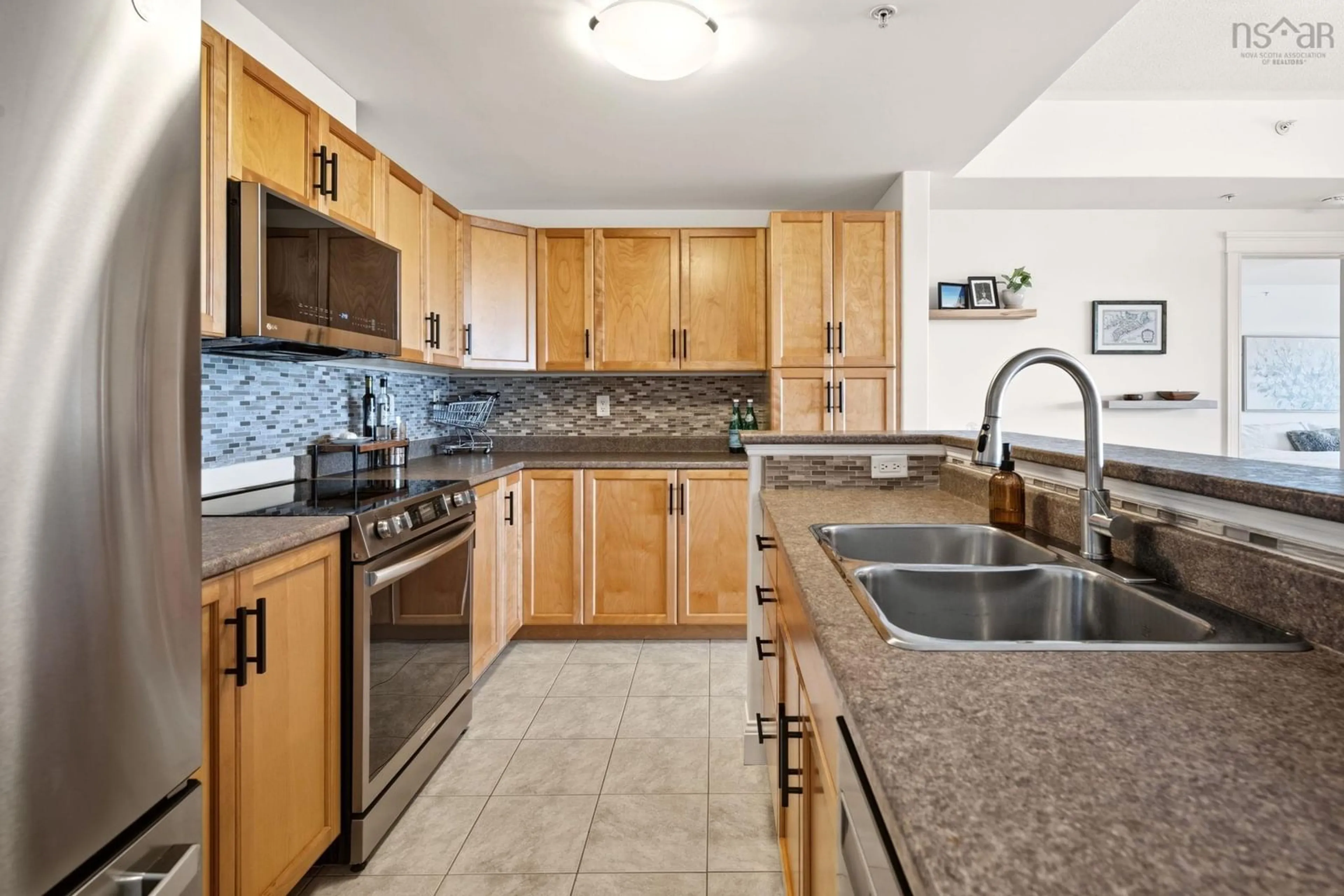 Standard kitchen, ceramic/tile floor for 60 Walter Havill Dr #701, Halifax Nova Scotia B3N 0A9