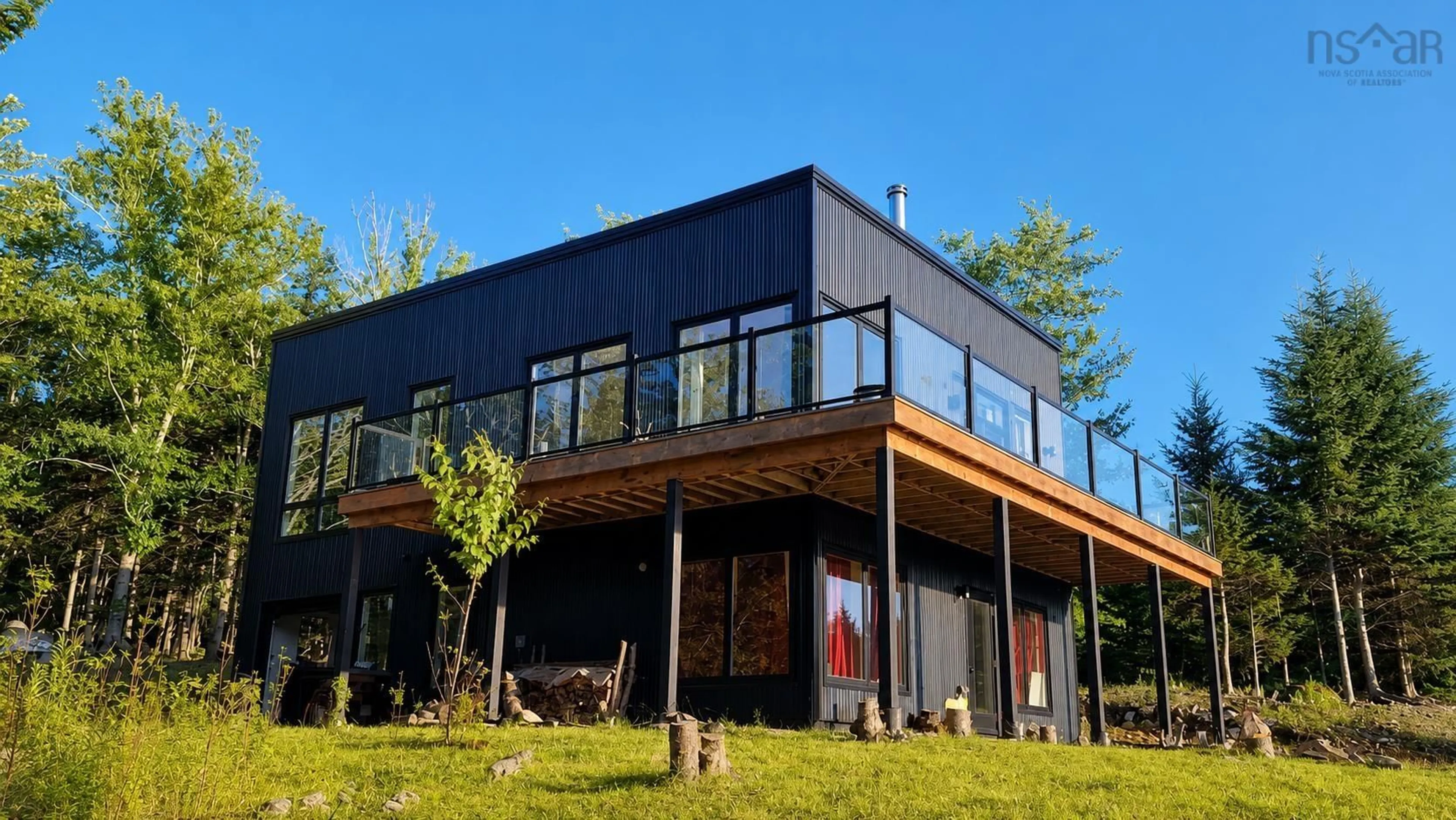 Home with vinyl exterior material, building for 93 Maple Leaf Dr, East Canaan Nova Scotia B0W 3M0