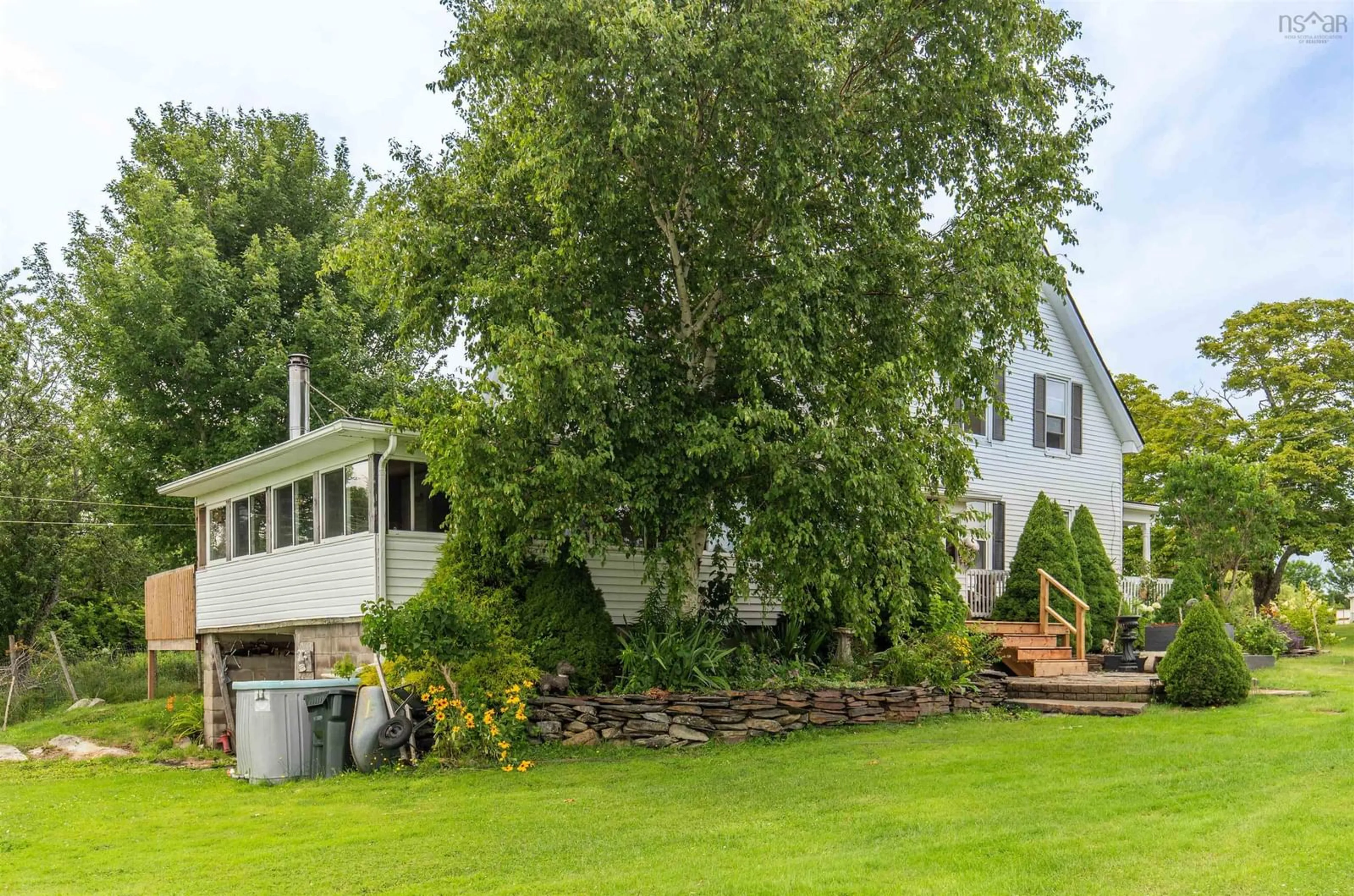 Patio, unknown for 7155 Highway 3, Ste. Anne Du Ruisseau Nova Scotia B0W 2X0