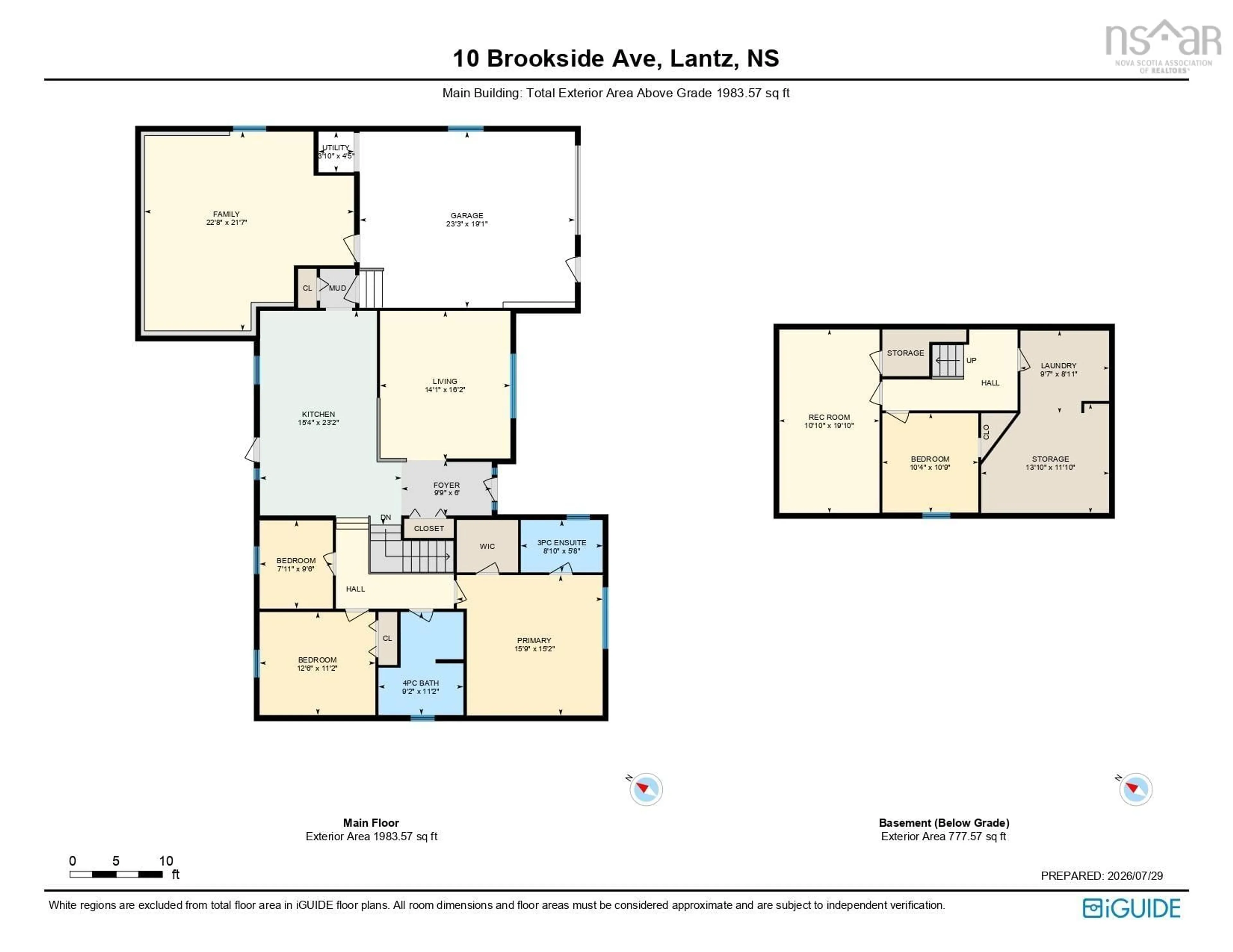 Floor plan for 10 Brookside Ave, Lantz Nova Scotia B2S 1V3